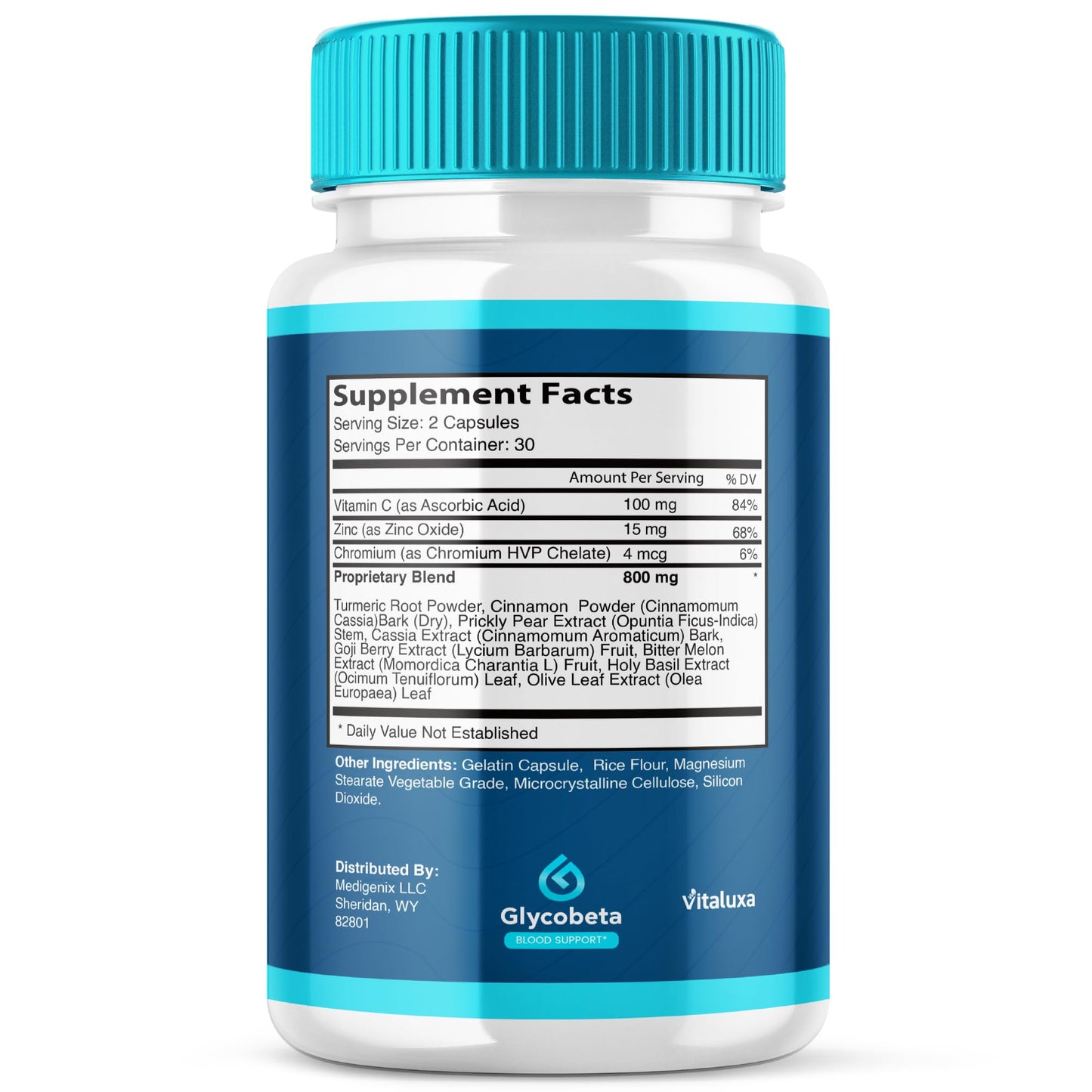 Vitaluxa Glycobeta 60 Capsules