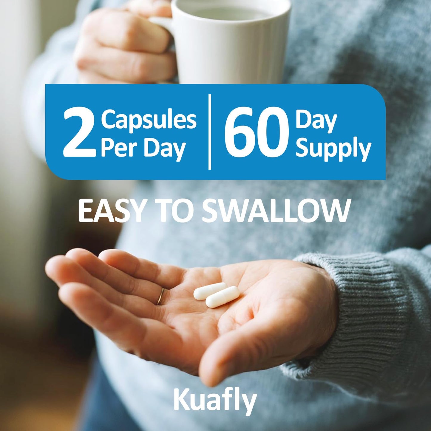 KUAFLY Cortisol Reducer Capsules 120 Capsules