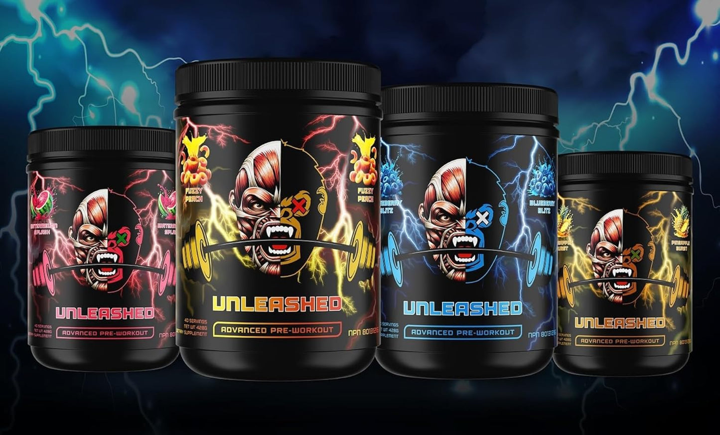 APE-X Unleashed Pre Workout Powder, 15 Ounce