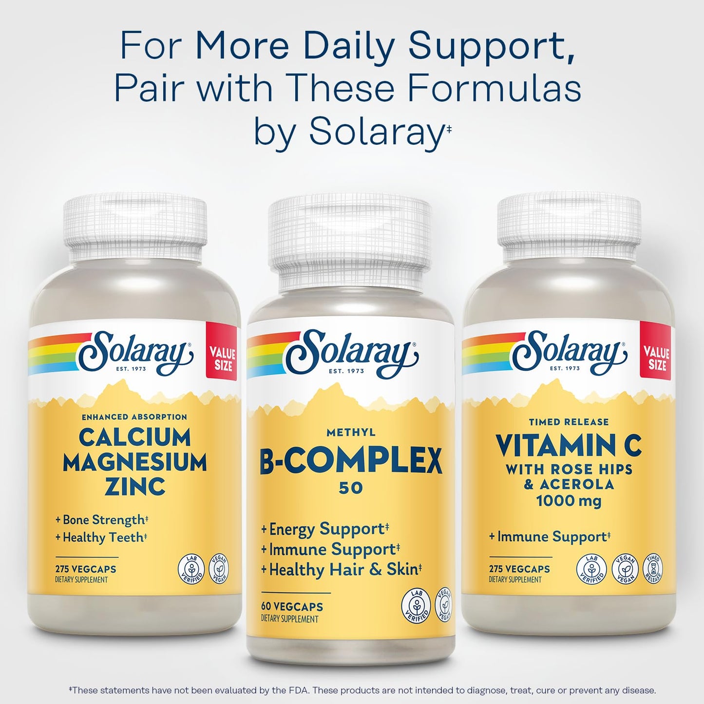 Solaray Methyl B-Complex, B1 & B12, 60 Capsules