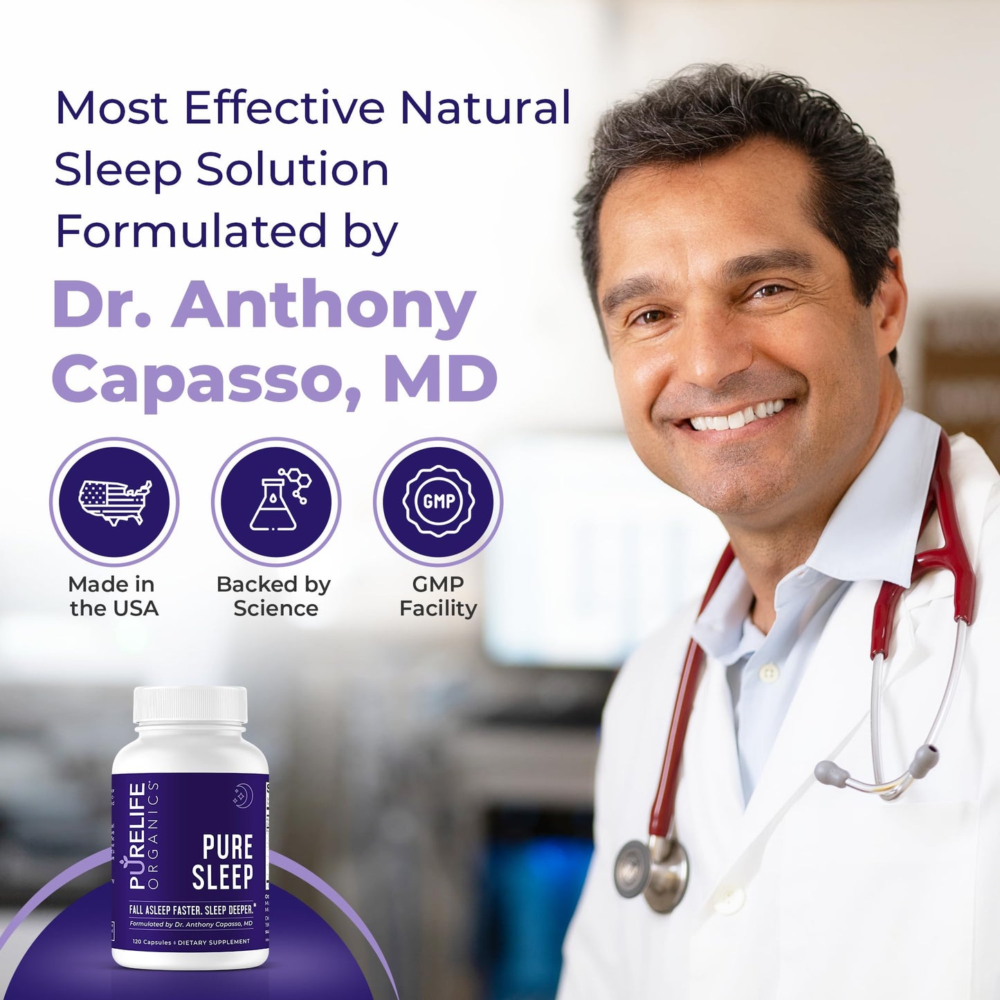 PureLife Organics Pure Sleep 120 Capsules