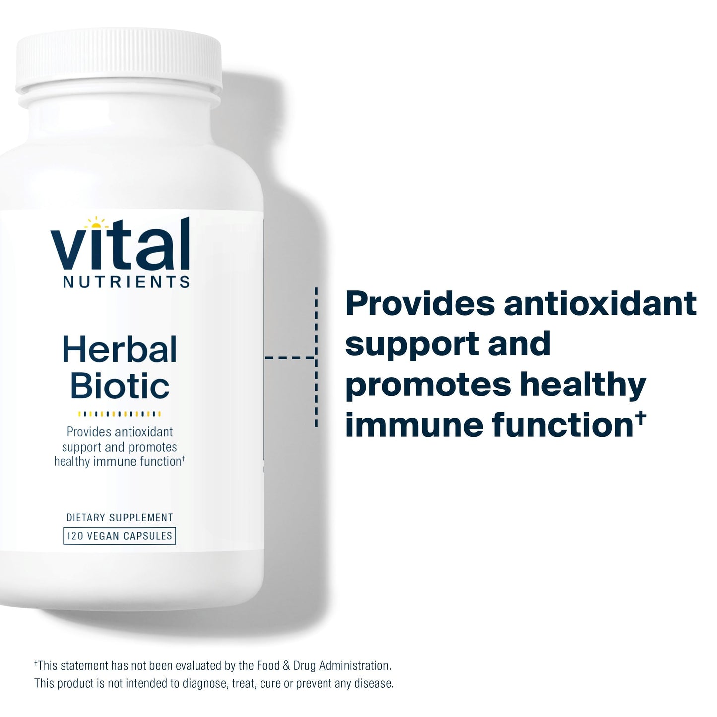 Vital Nutrients Herbal Biotic Capsule 120 Capsules