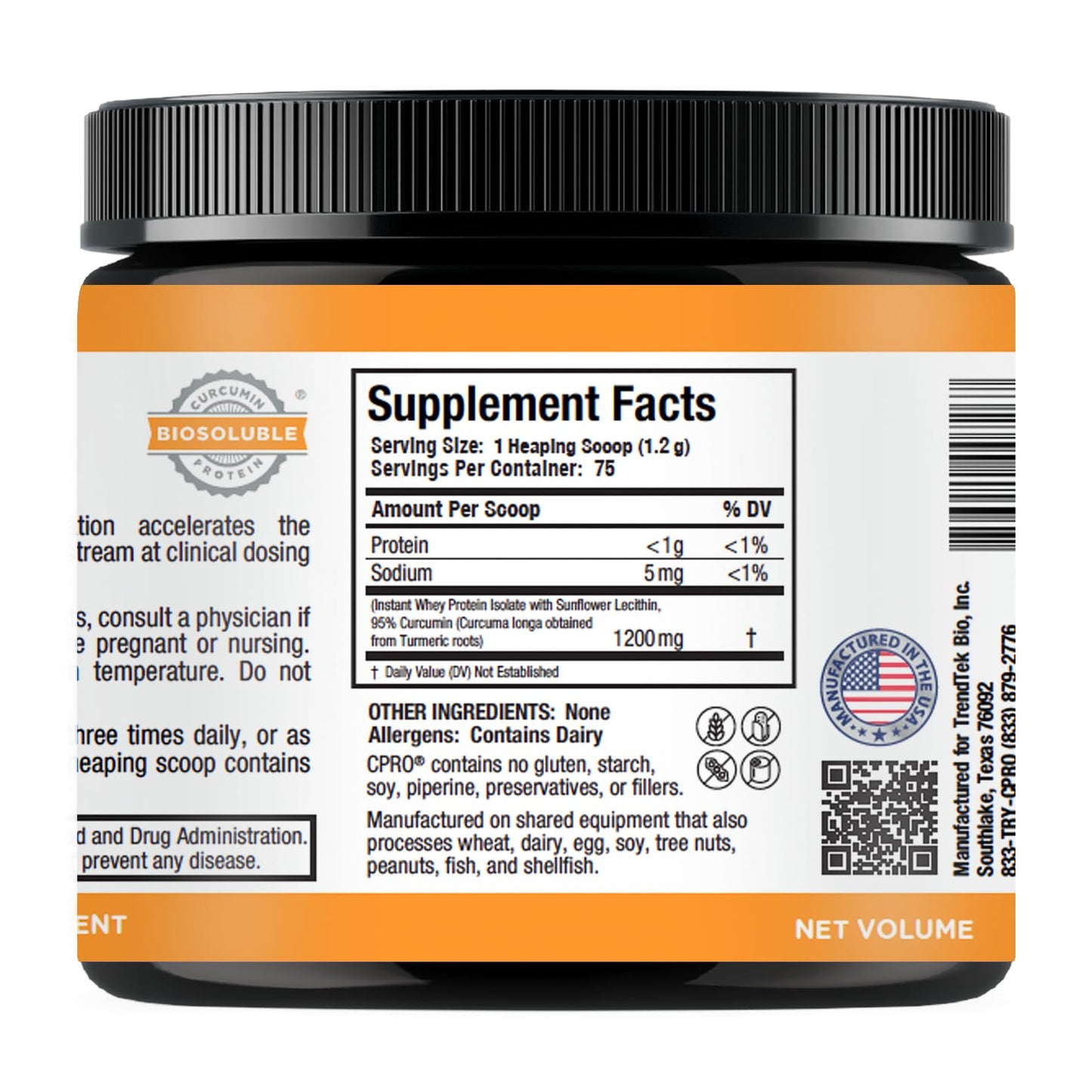 curcuminpro Complete Curcumin Bulk Powder 3.1747
