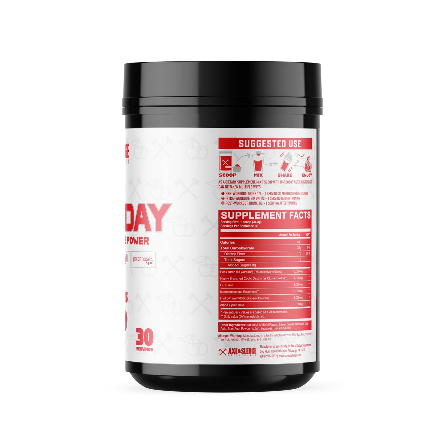 Axe & Sledge Demo Day Intra-Workout Carbohydrate Powder 34.2 oz