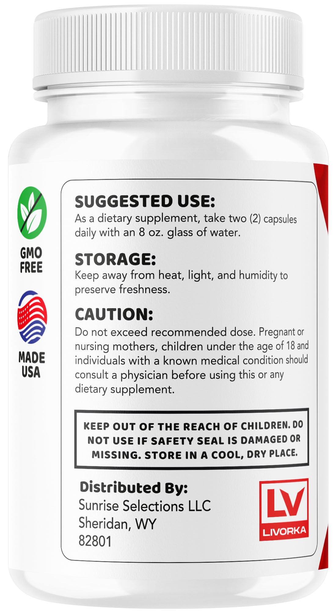 LIVORKA GlucoDefense 7 Capsules, 300 Capsules