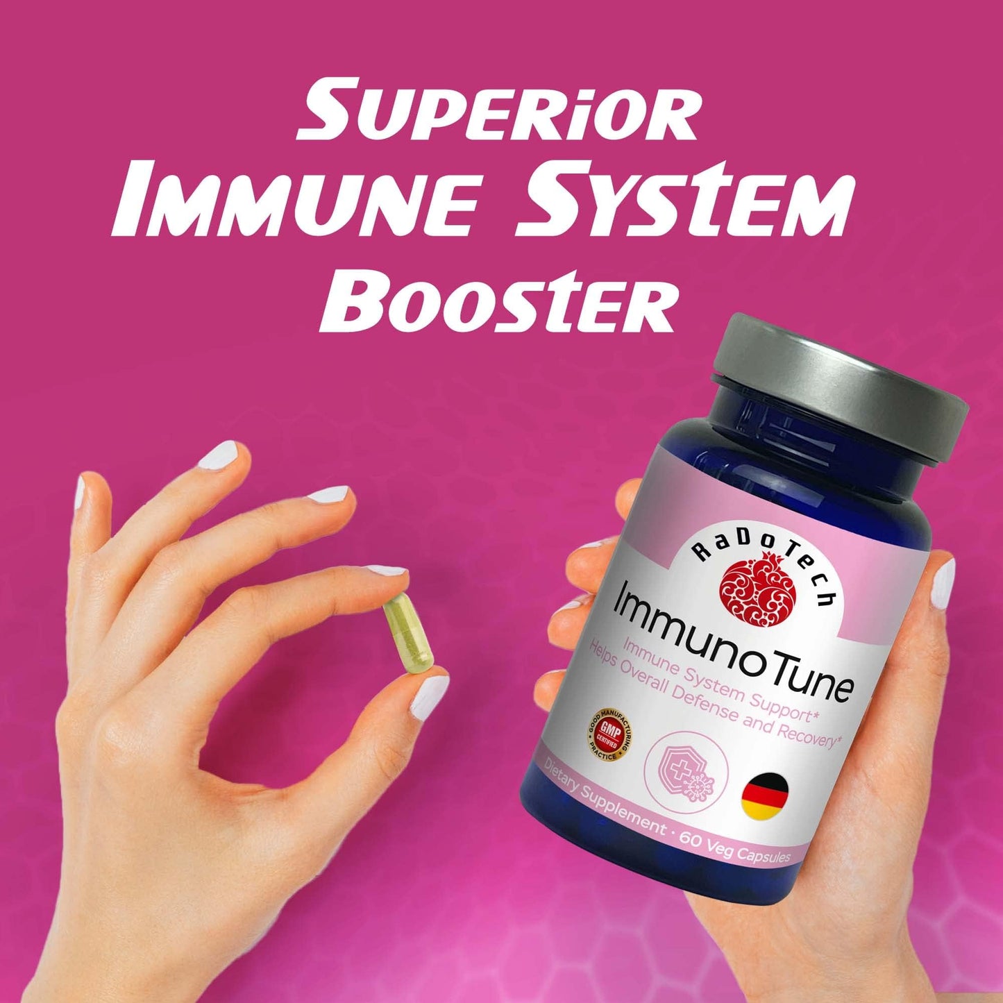 RaDoTech ImmunoTune Immune Support Booster Capsule 180 Capsules
