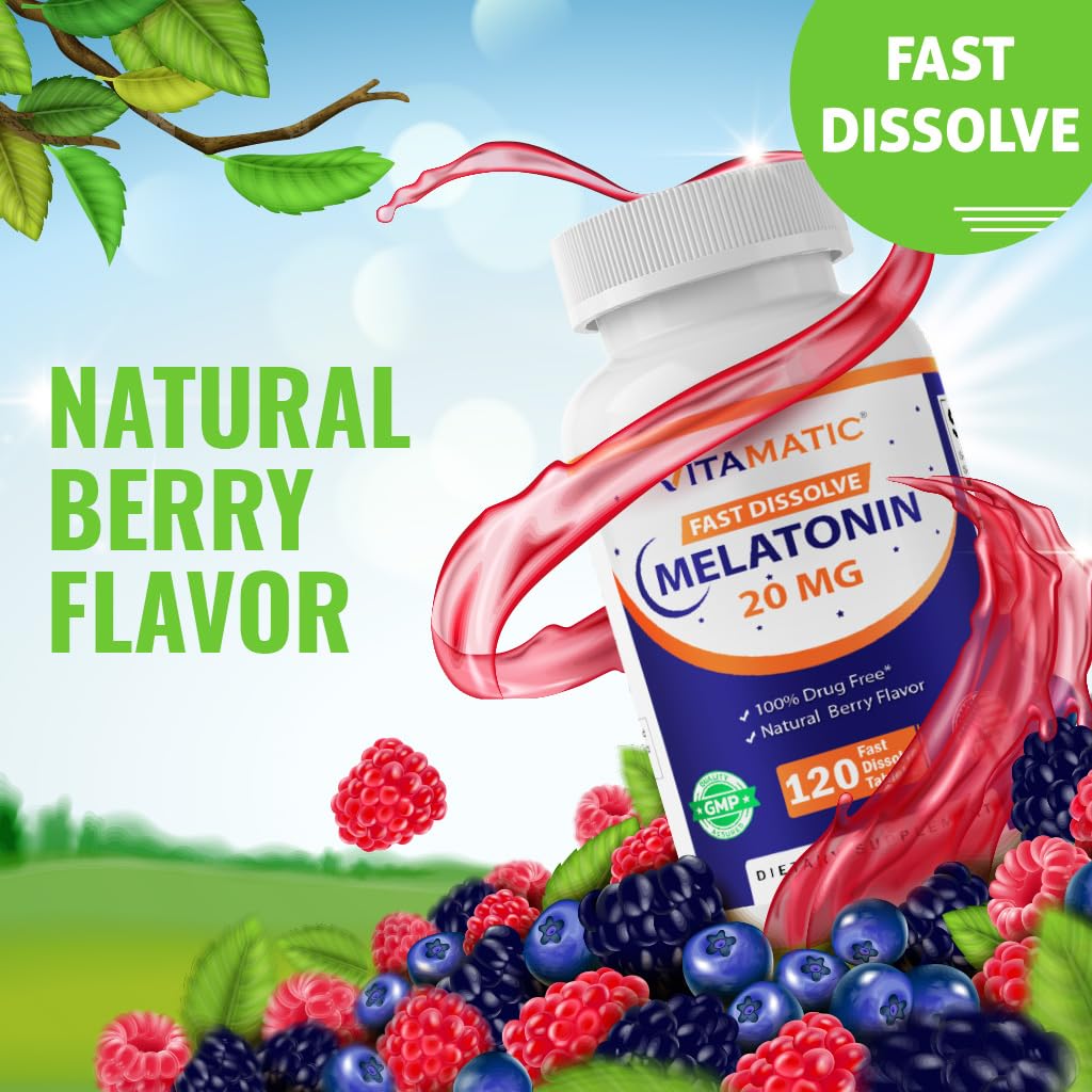 Vitamatic Melatonin 20 mg Capsule, 720 Capsules