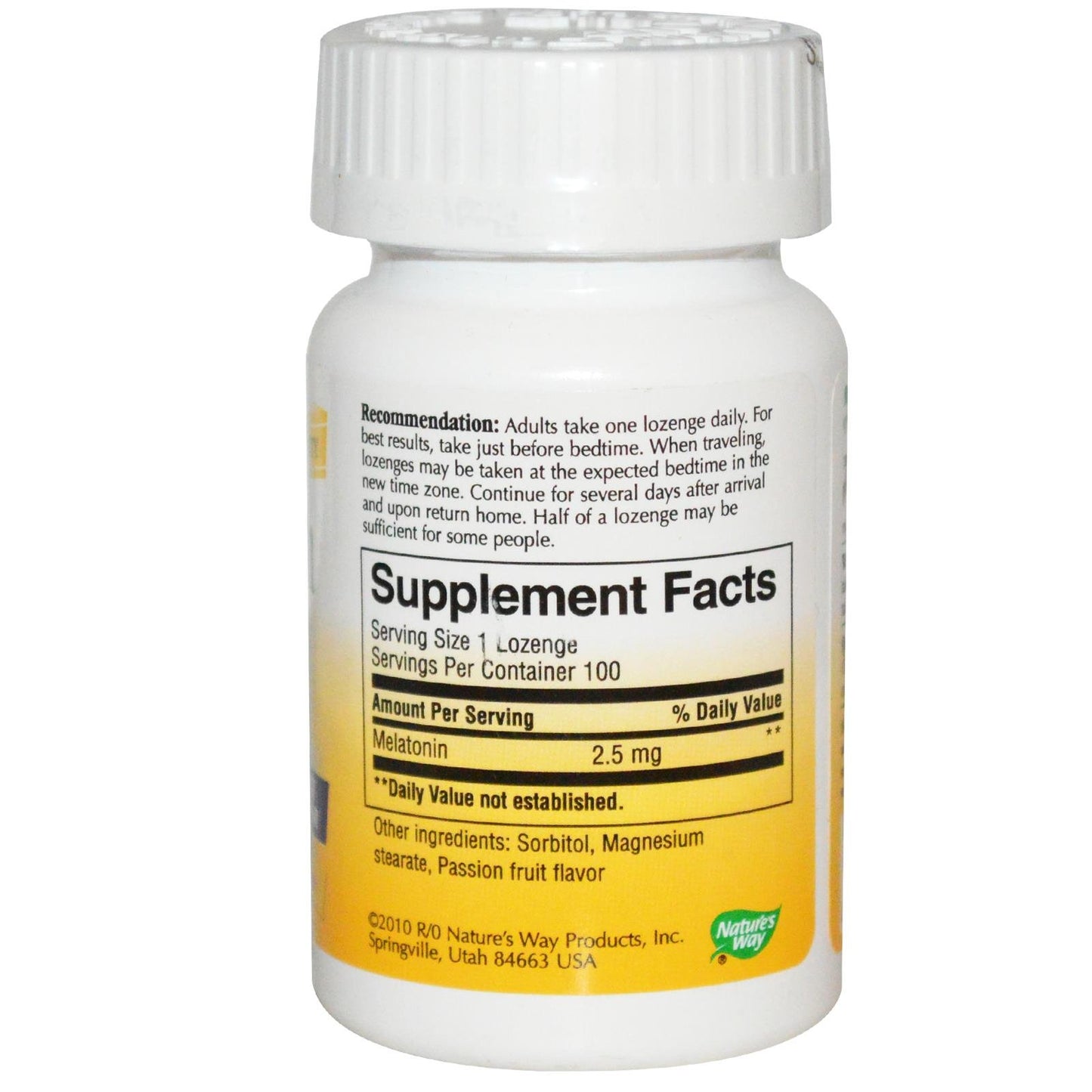 Nature's Way Melatonin Lozenge 2.5 mg, 100 Lozenges
