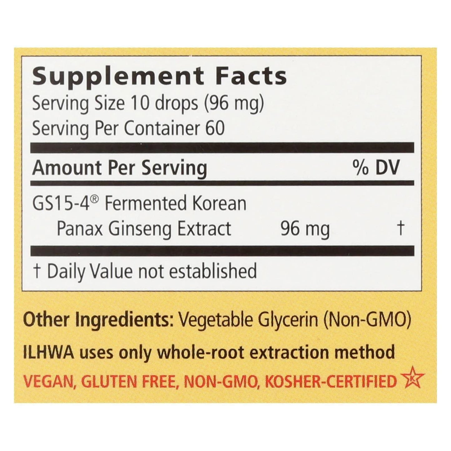 Il Hwa Ginseng Enzyme Fermented ELX Capsules 30.9 Gram