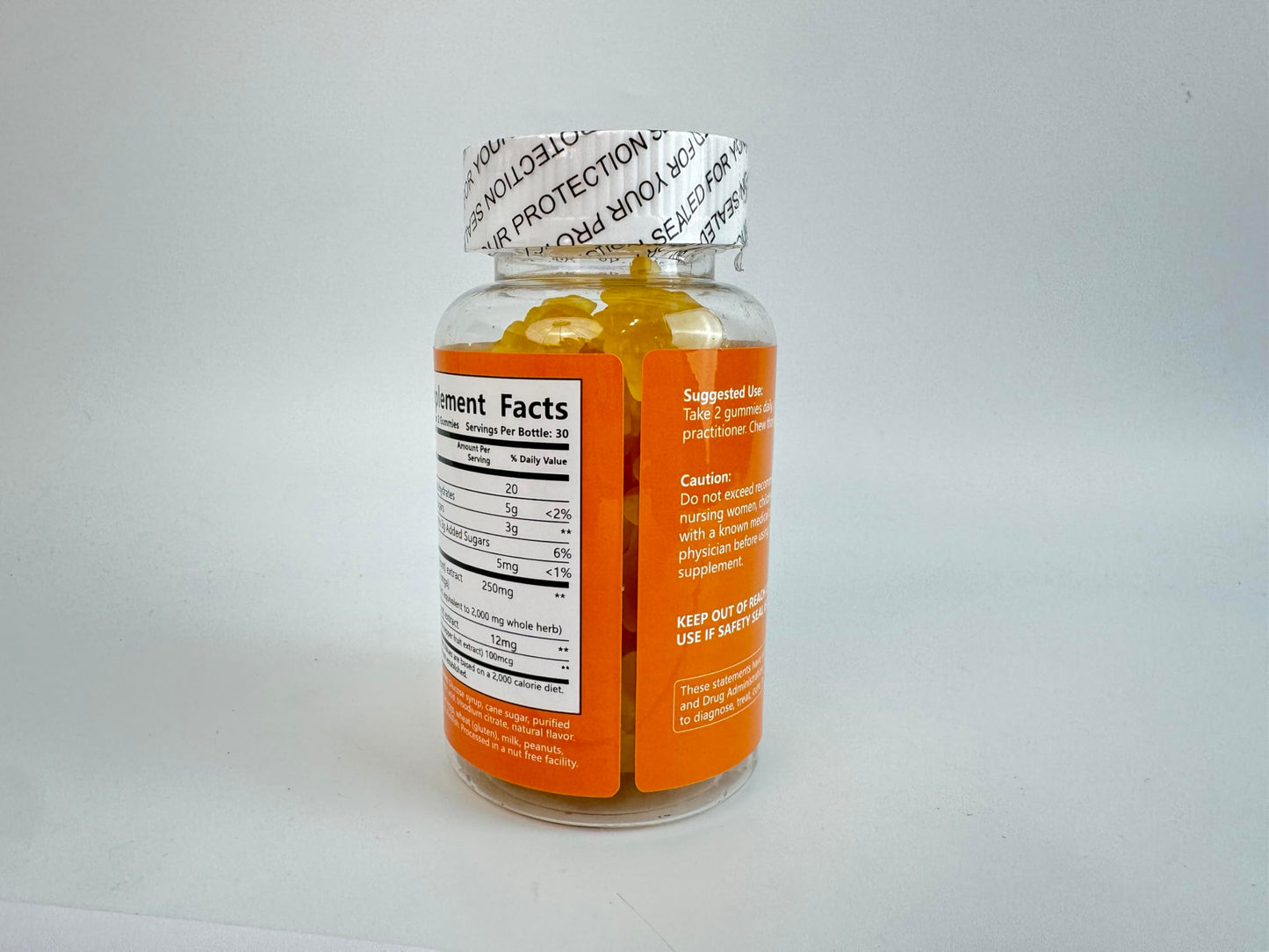 Orinyxa Turmeric Gummies with 250mg Turmeric Curcumin Daily Mobility & Antioxidant Support, Gluten Free, 60 Gummies