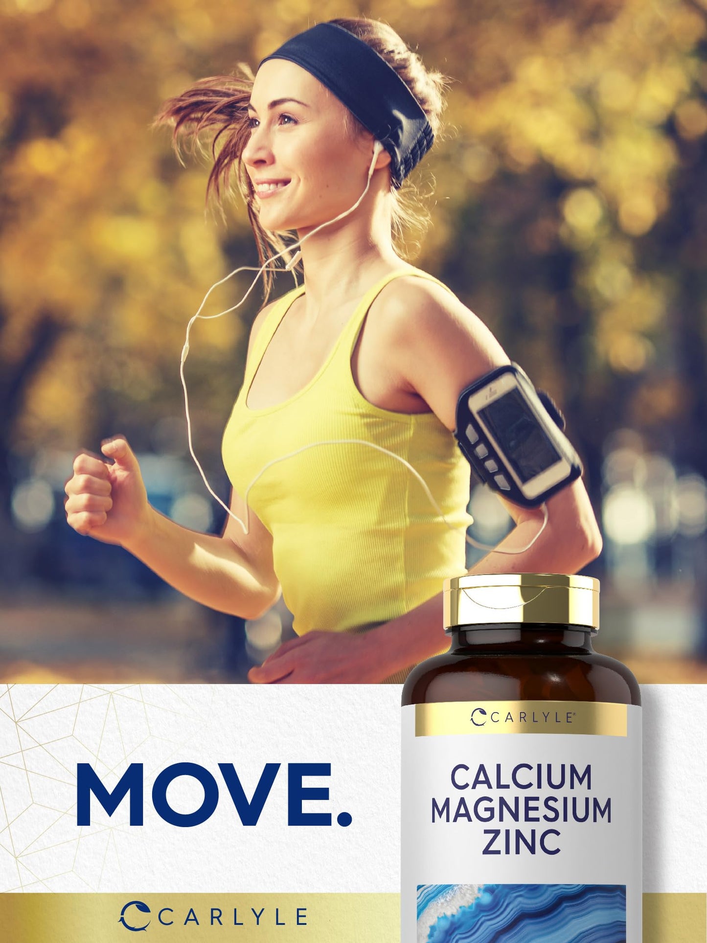 Carlyle Calcium Magnesium Zinc Caplet 300