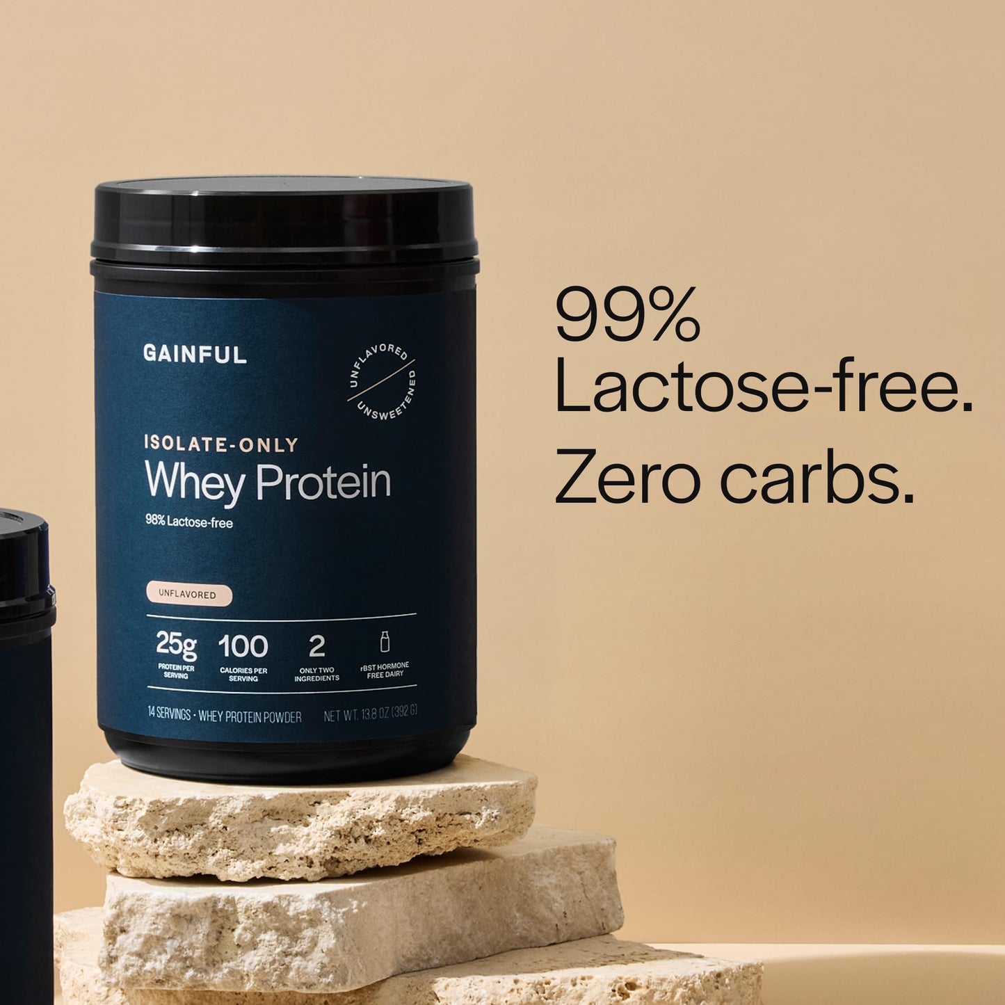 Gainful Isolate Only Whey Protein Powder, 18.8