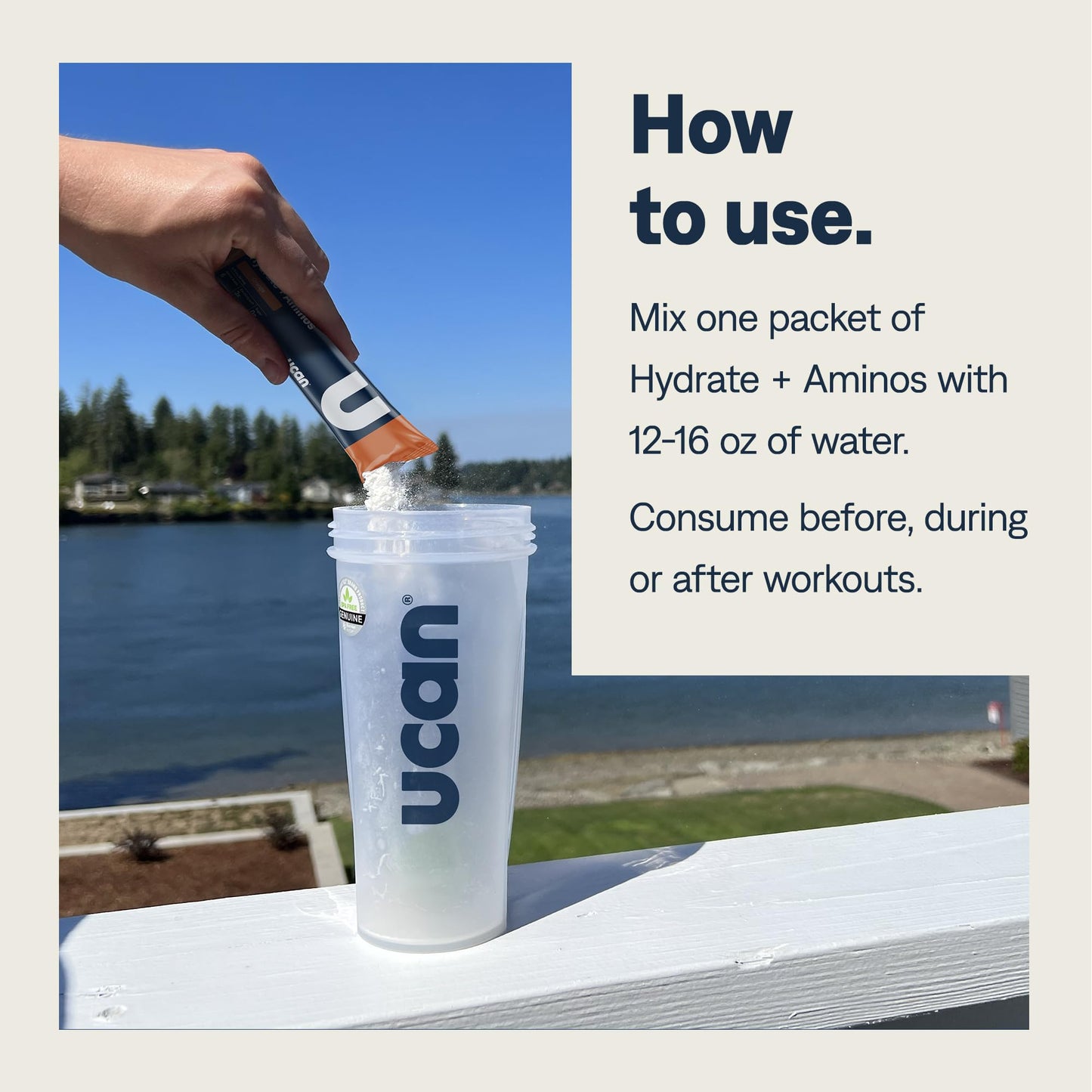 UCAN Hydrate + Aminos Powder 3.5 oz