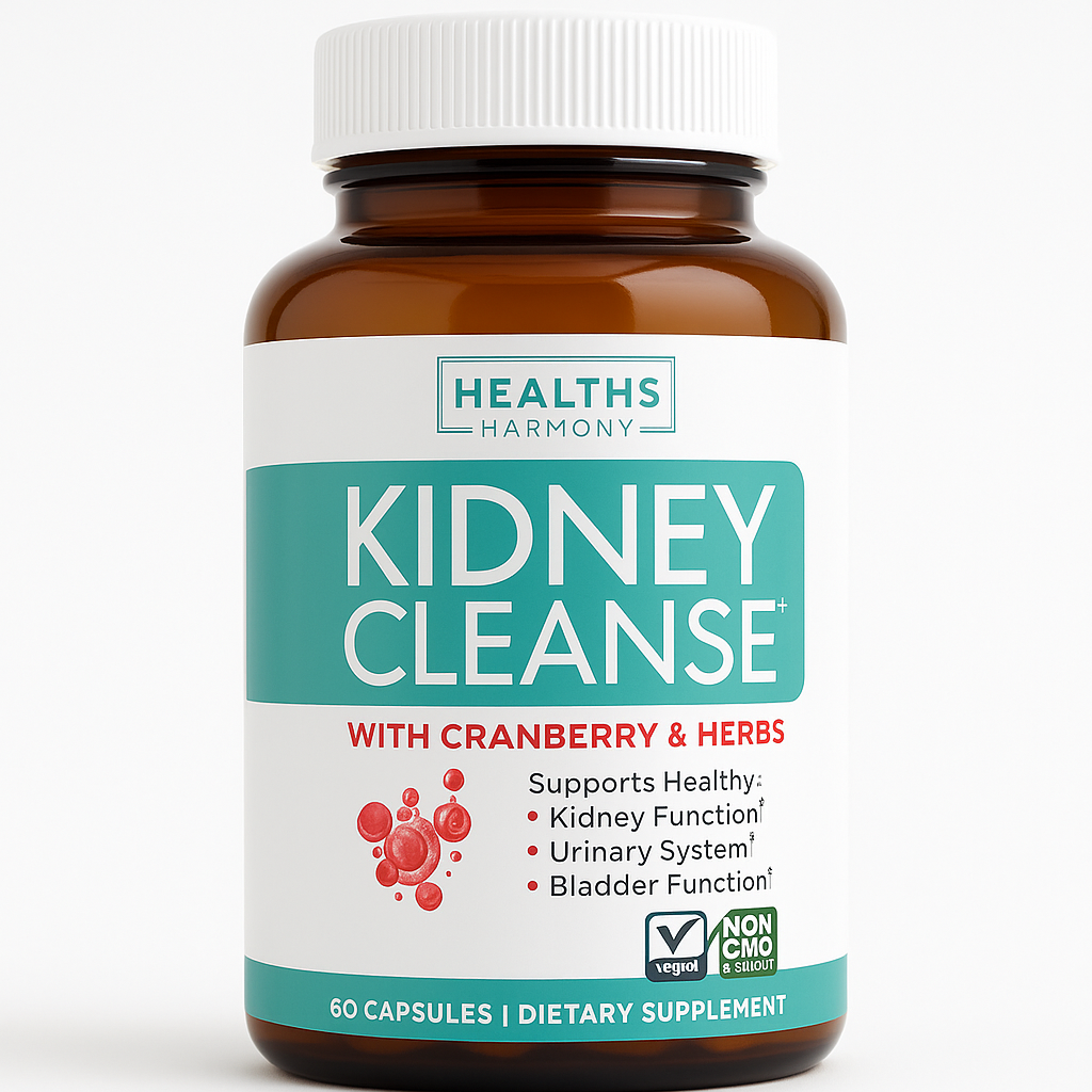 Healths Harmony Kidney Cleanse Detox Cranberry Capsule 60 Count