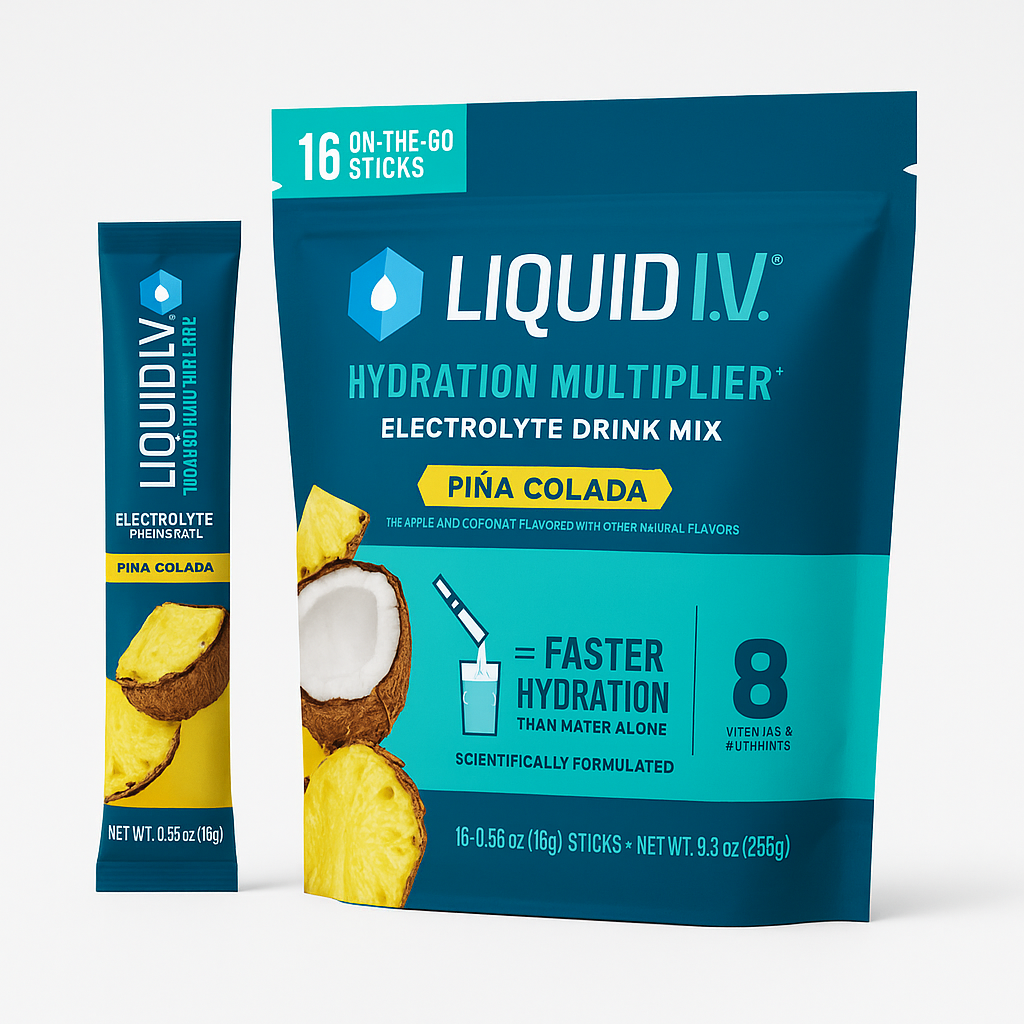 Liquid I.V. Hydration Electrolytes Powder, Pina Colada, 16 Count