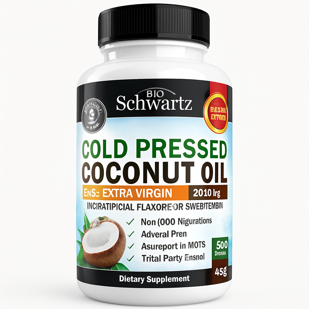 BioSchwartz Organic Coconut Oil Softgel 240 Count