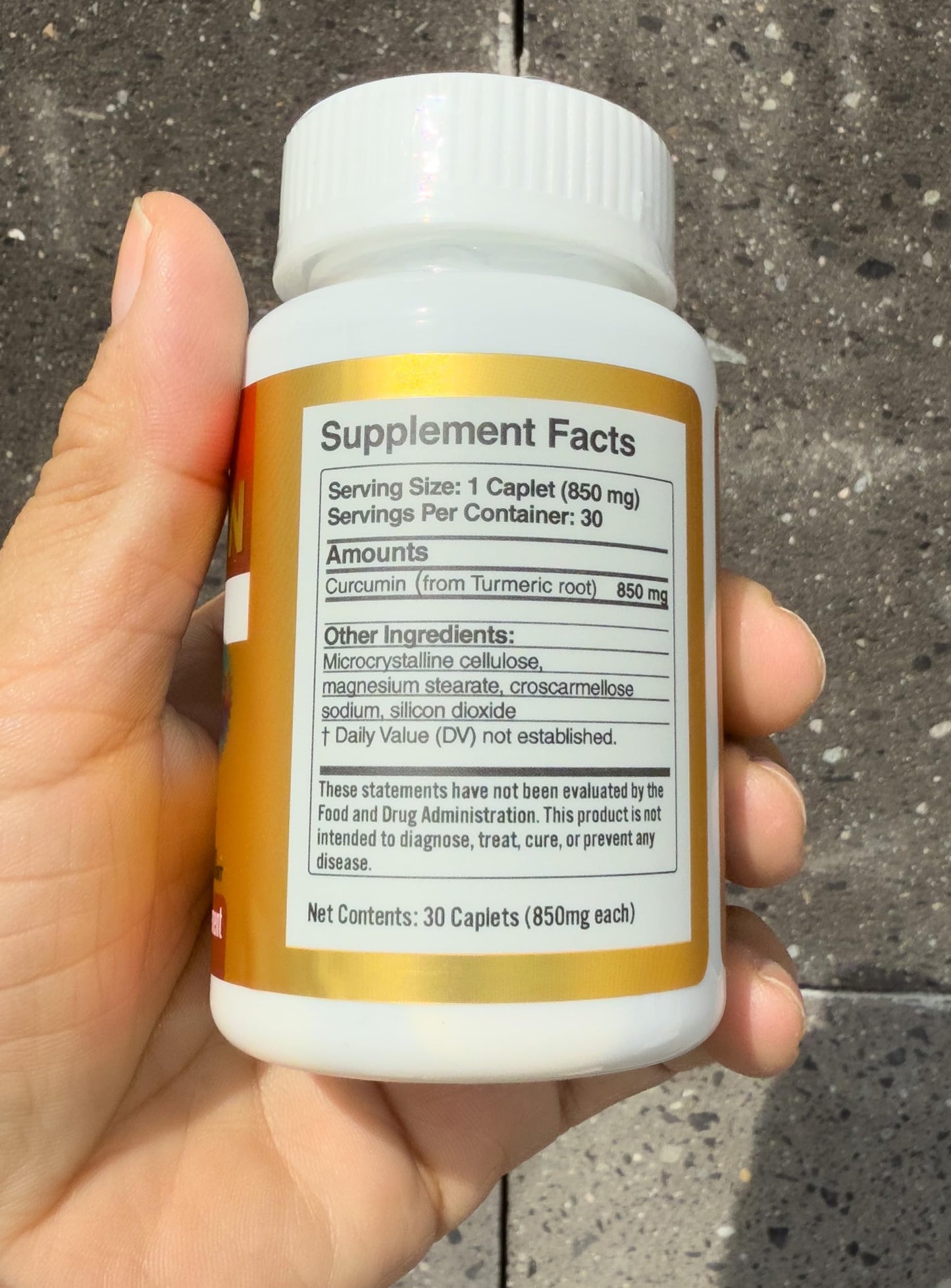 Ambition Exclusive Wear Curcumin Turmeric Curcuma Supplement Capsule, 30 Count