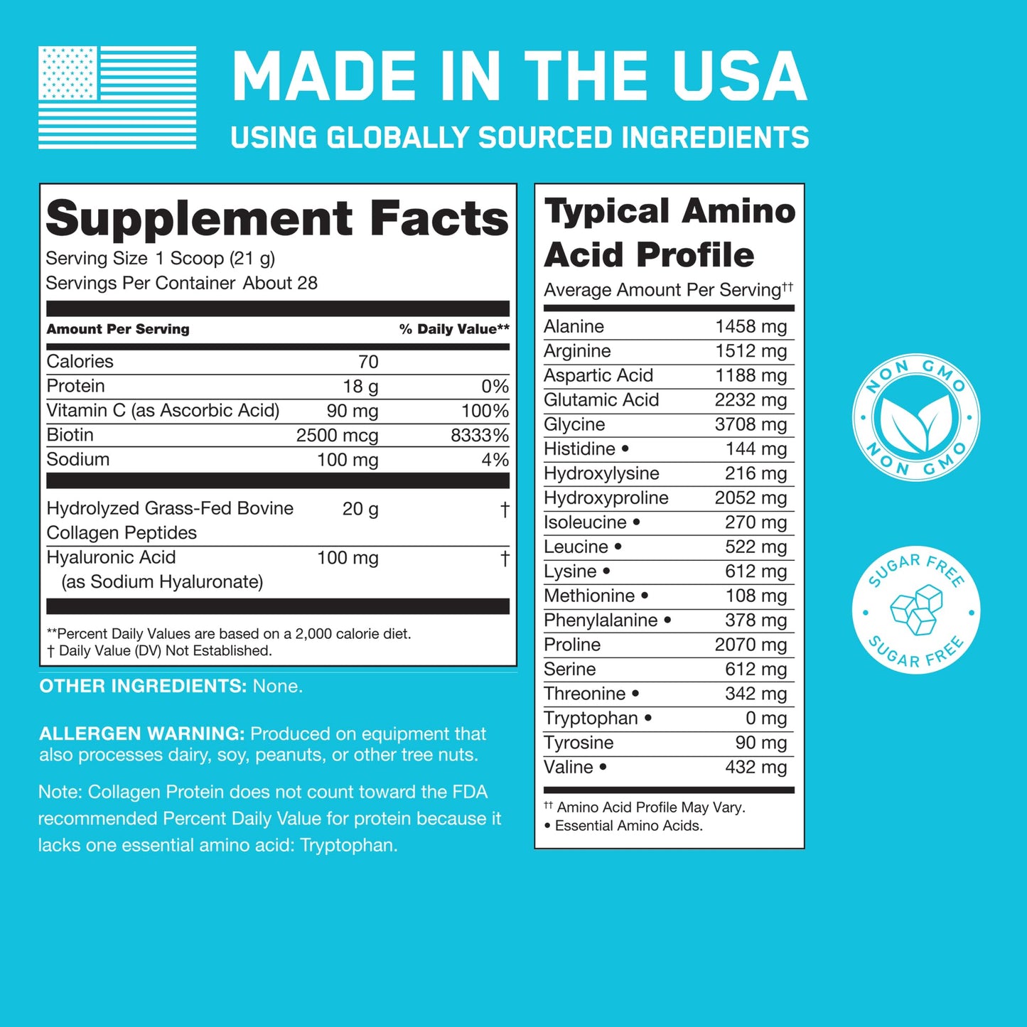 SteelFit Grass-Fed Collagen Peptides Powder, 20.8 oz