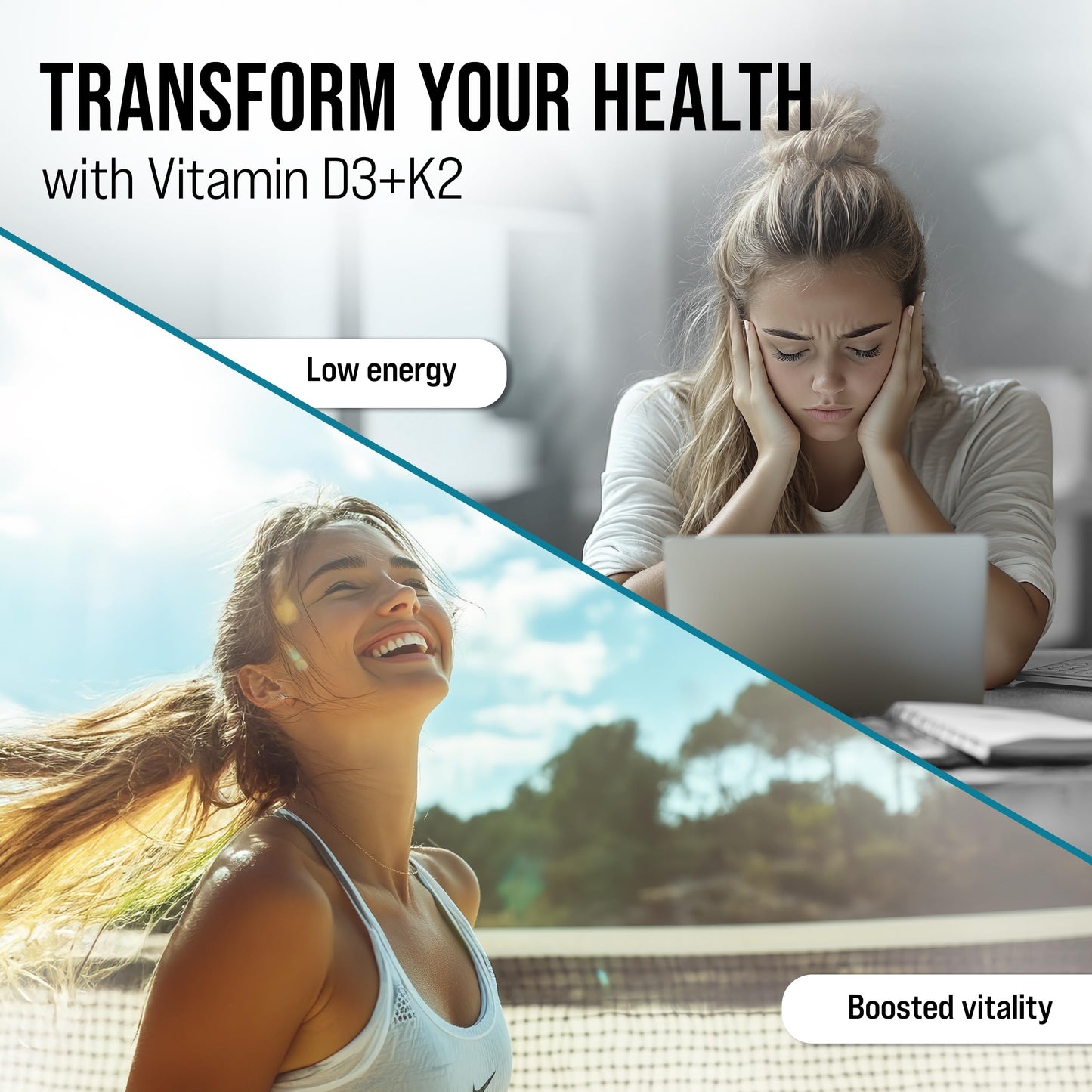 MERRY VITA Vitamin D3 K2 Softgels 300