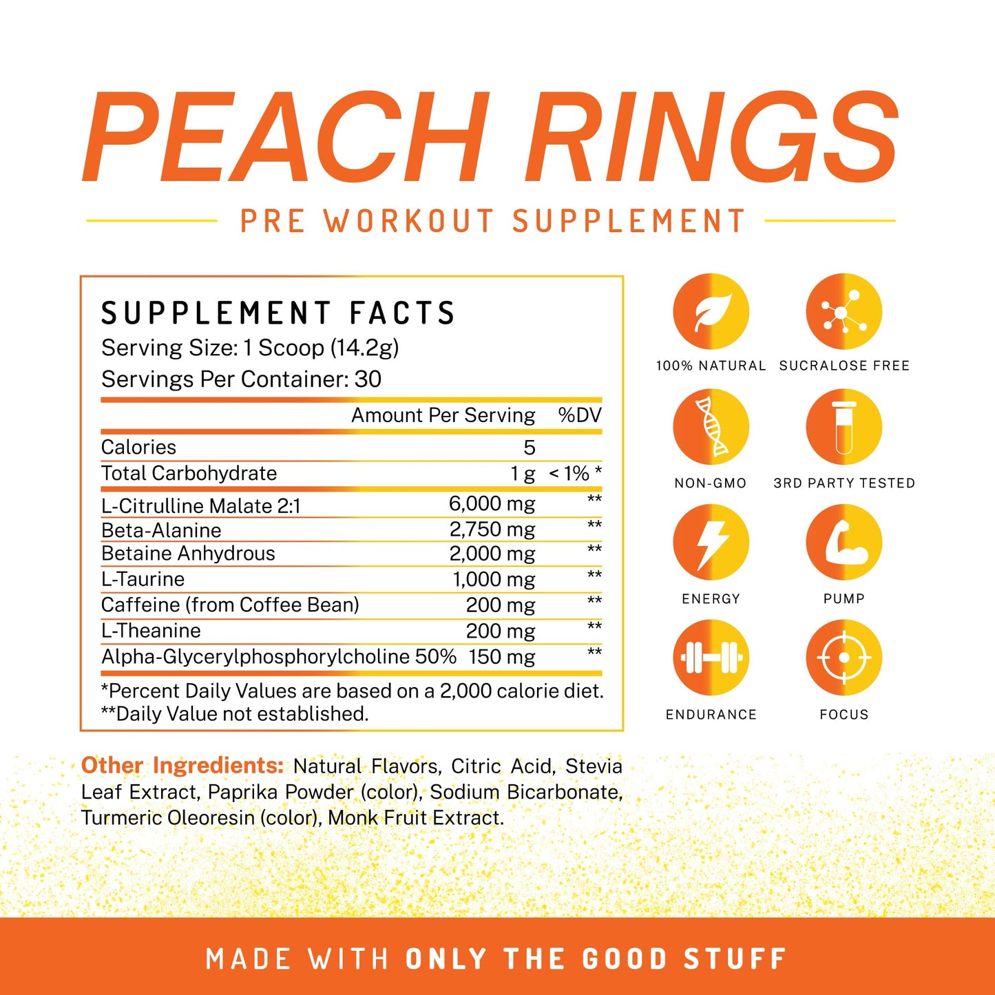 PWDRS Pre-Workout Powder, 15.68 Ounce