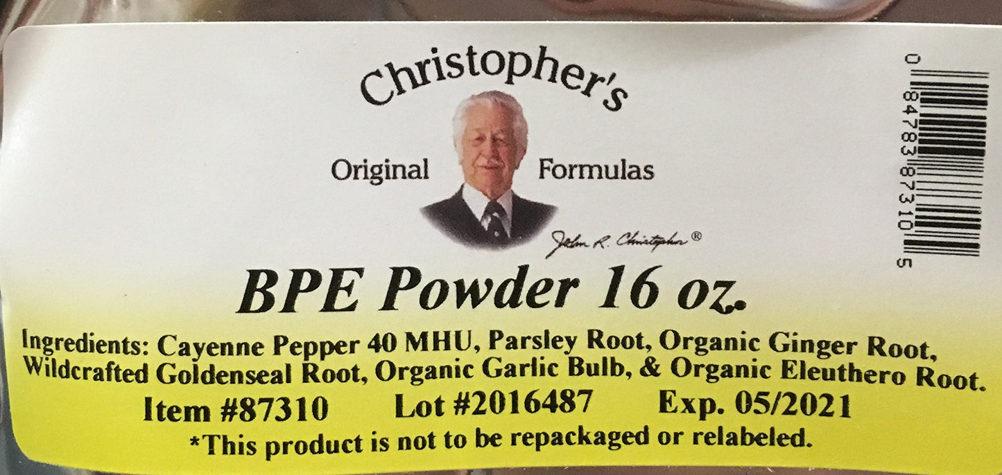 Christopher's Original Formulas BPE Powder, 16 oz