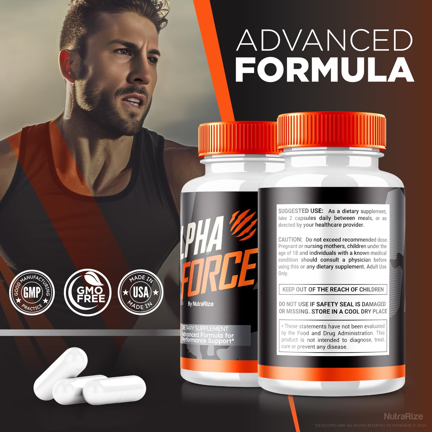 NutraRize Alpha Force Capsules 300 Capsules