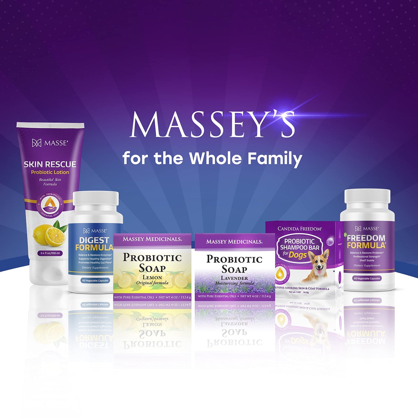 MASSE' Digest Formula Supplement Enzyme Boost Capsules 60 Count
