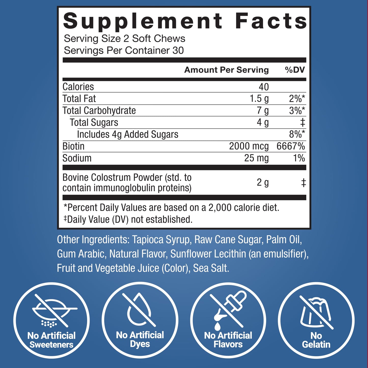 Force Factor Awesome Colostrum Chewable 60