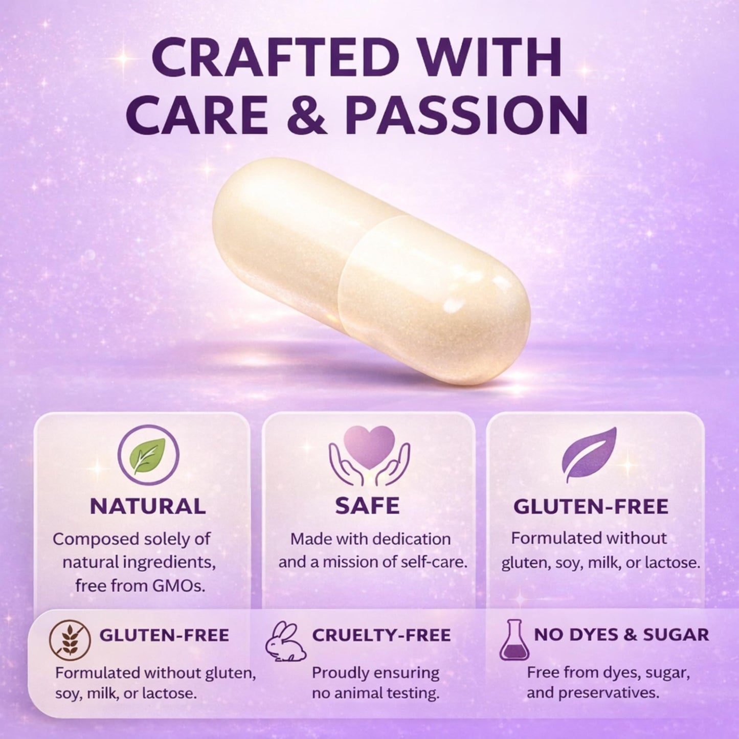 Trisundi Biotin 5000 mcg Capsules with Collagen & Keratin, B-Complex Vitamins B1 B2 B3 B5 B6 B12, Hair Skin Nail Support Formula, 60 Capsules