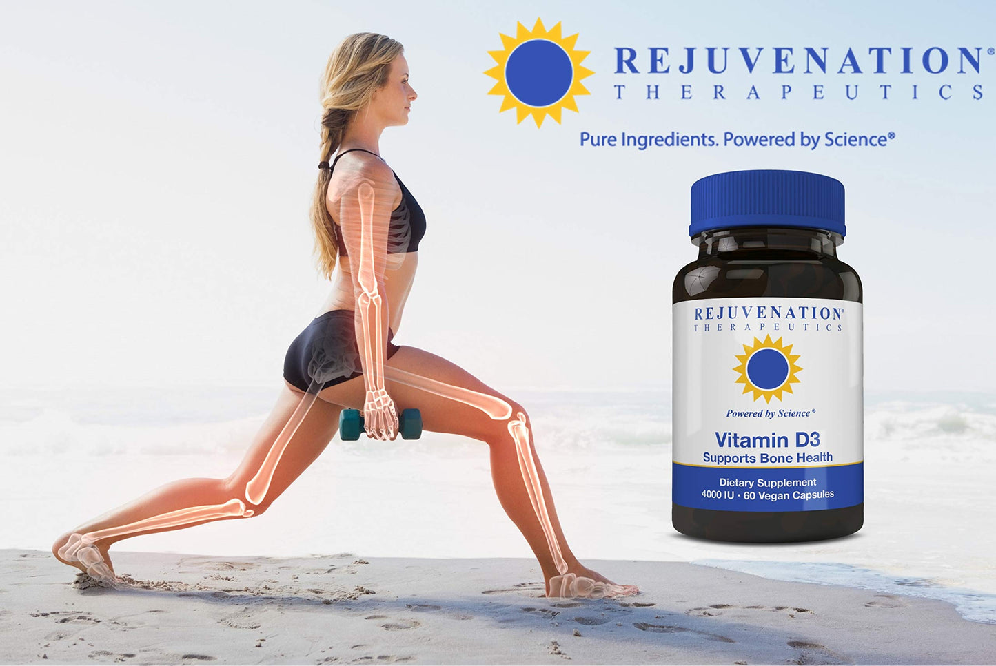 Rejuvenation Therapeutics Vitamin D3 4000IU Capsule, 60 Capsules