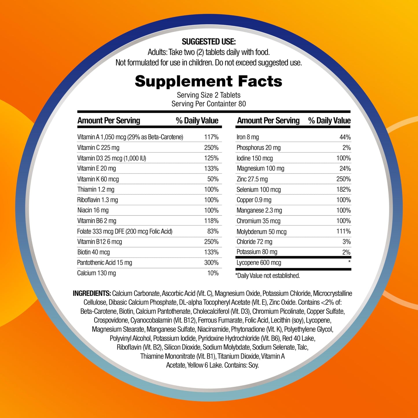 Centrum Minis Men's Daily Multivitamin Tablet, 280 Tablets