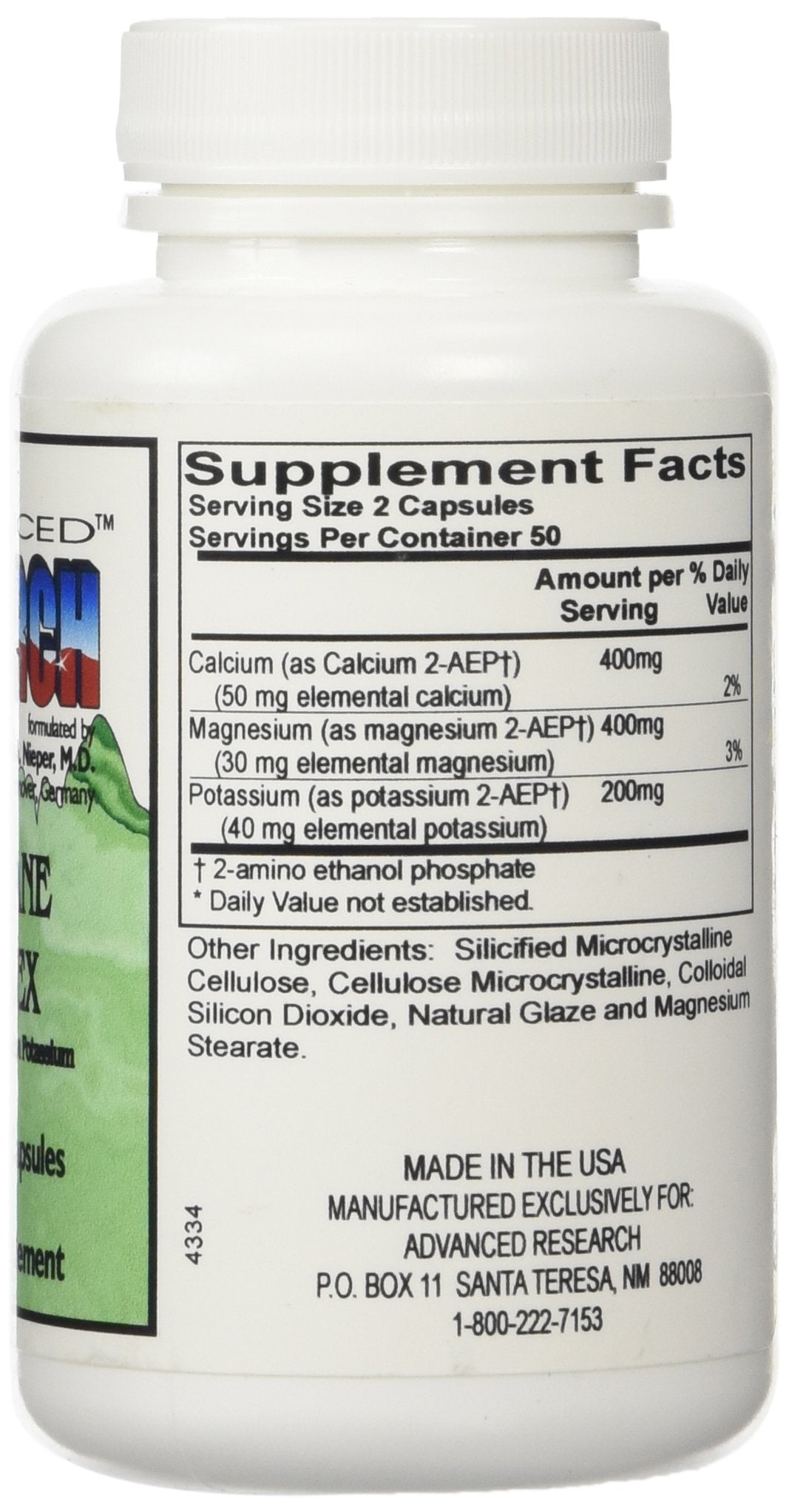ADVANCED RESEARCH Membrane Complex Capsules 100