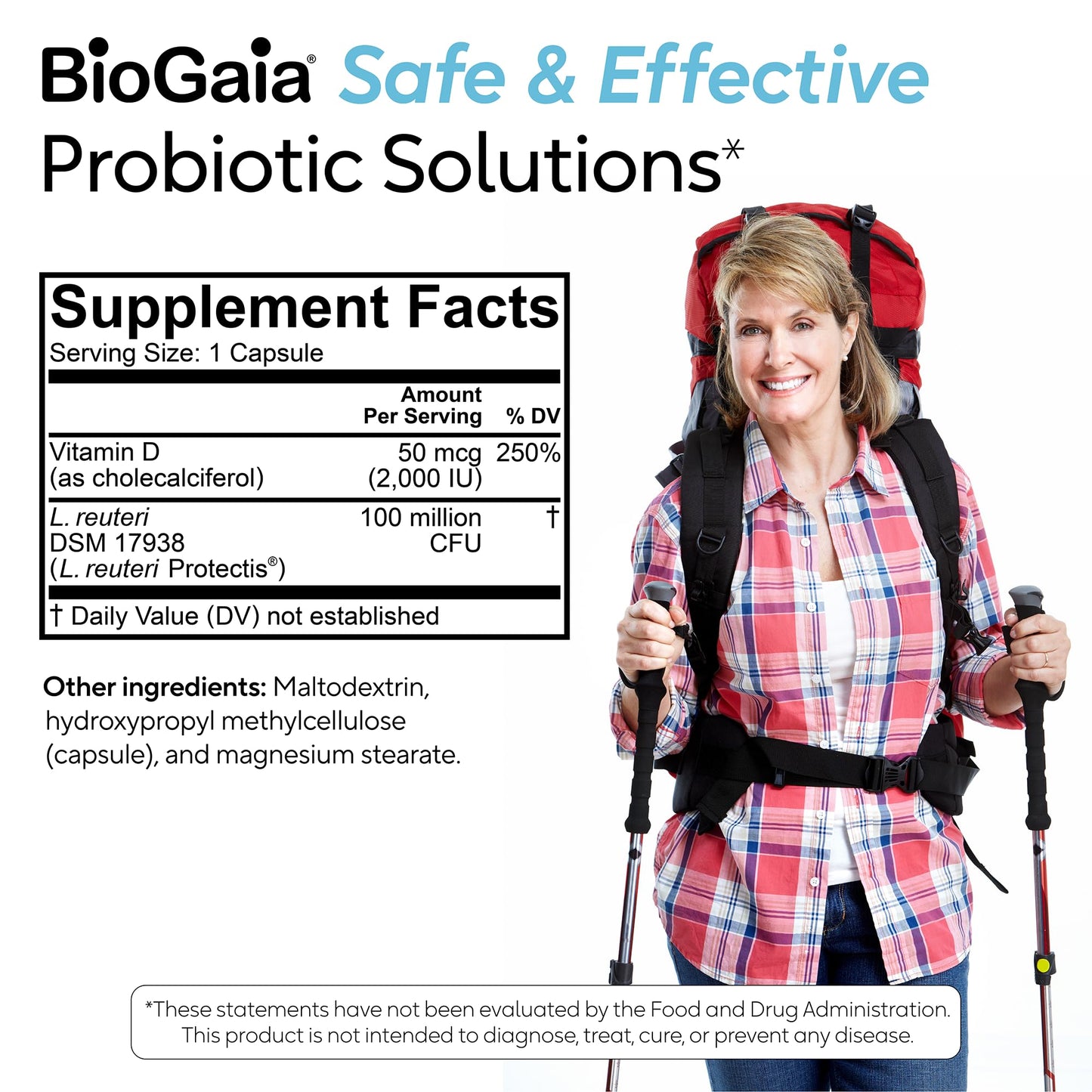 BioGaia Protectis Immune Active Probiotic Capsules, 60 Count