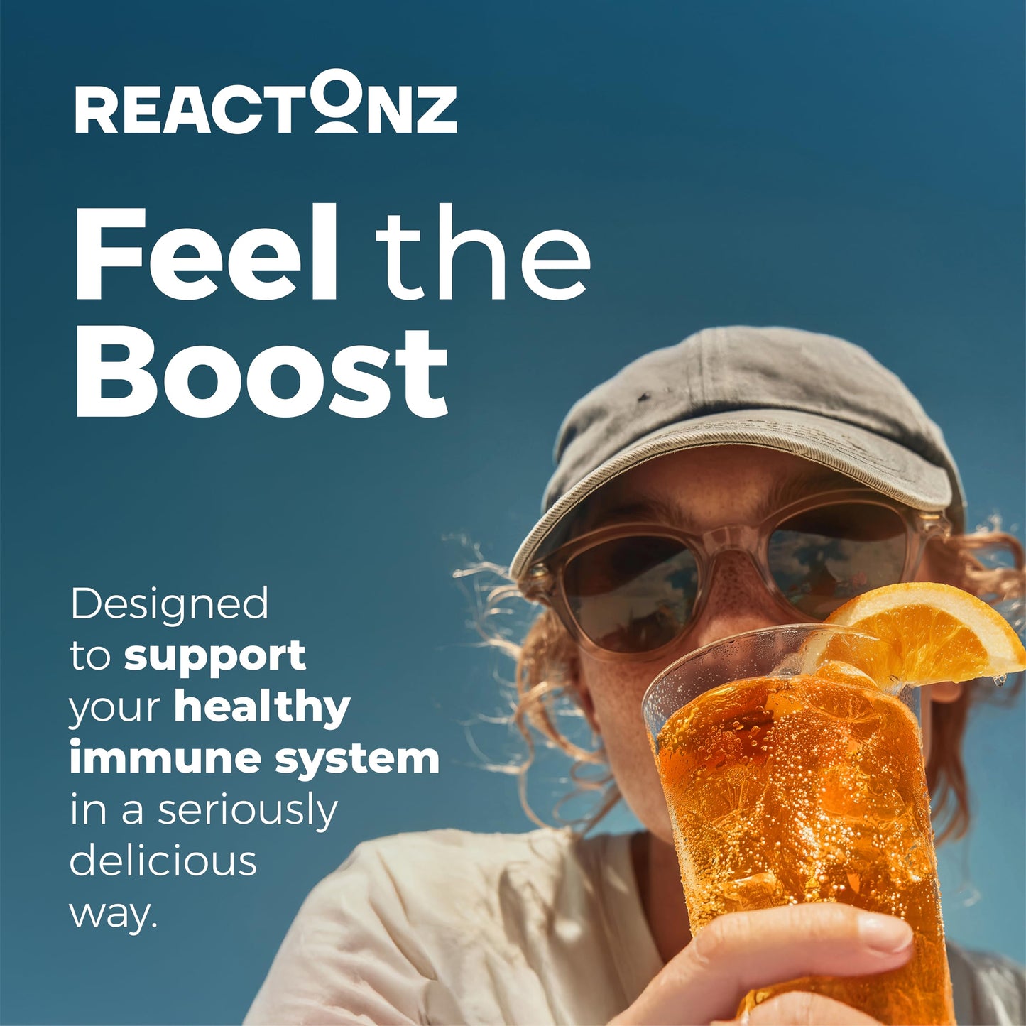 REACTONZ 5 in 1 Immunity Plus – Immune Support & Antioxidant Supplement with Vitamin C, Zinc, Manuka Honey, Rosehip & Propolis – Tablets, 60 Count