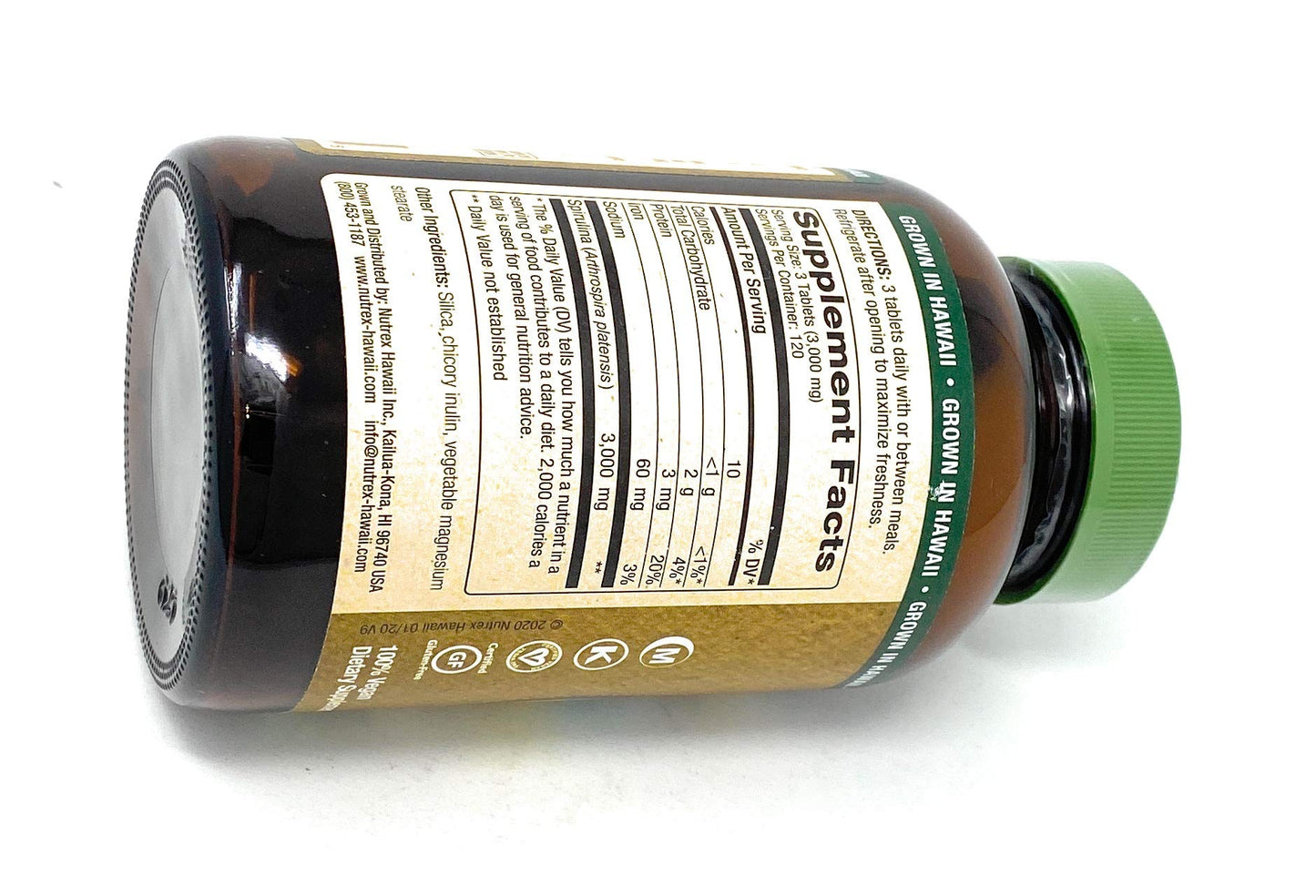 Nutrex Hawaii Pure Hawaiian Spirulina 360 Tablets