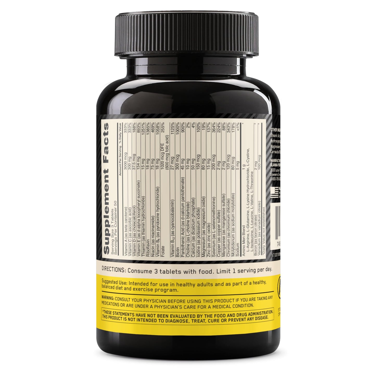 Optimum Nutrition Opti-Men Tablet 150 Count