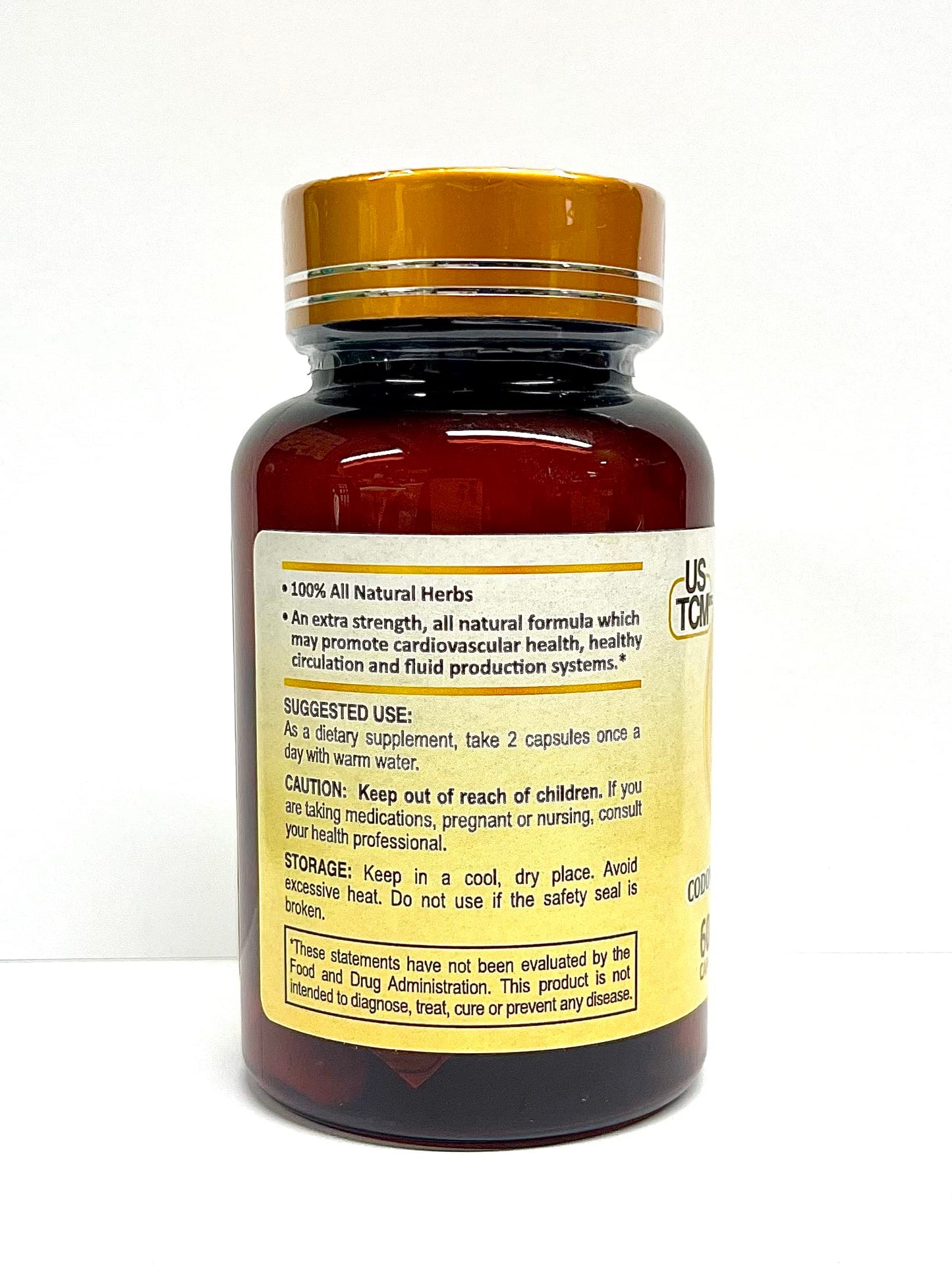 USTCM Codonopsis Bitter Melon Capsules, 60 Vegetable Capsules