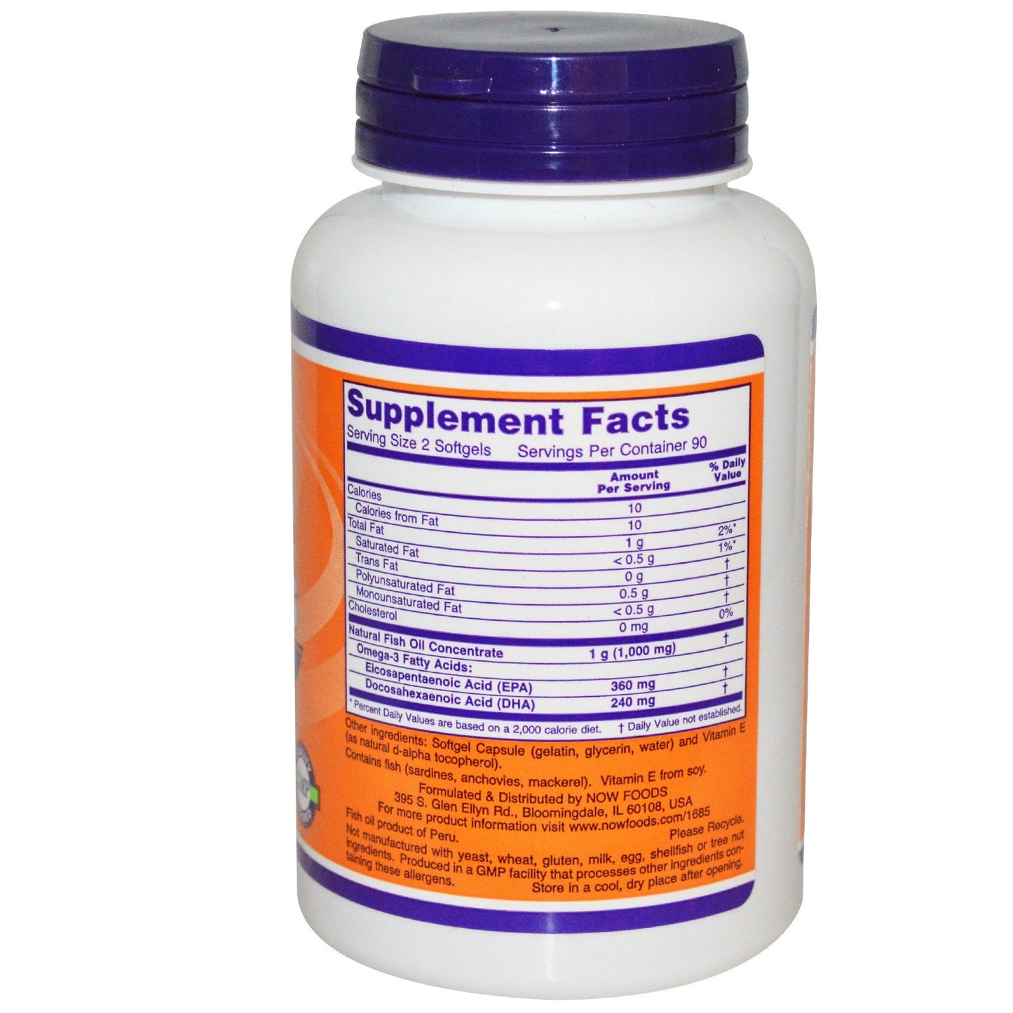 NOW Foods Omega-3 Mini Gels Softgels 180