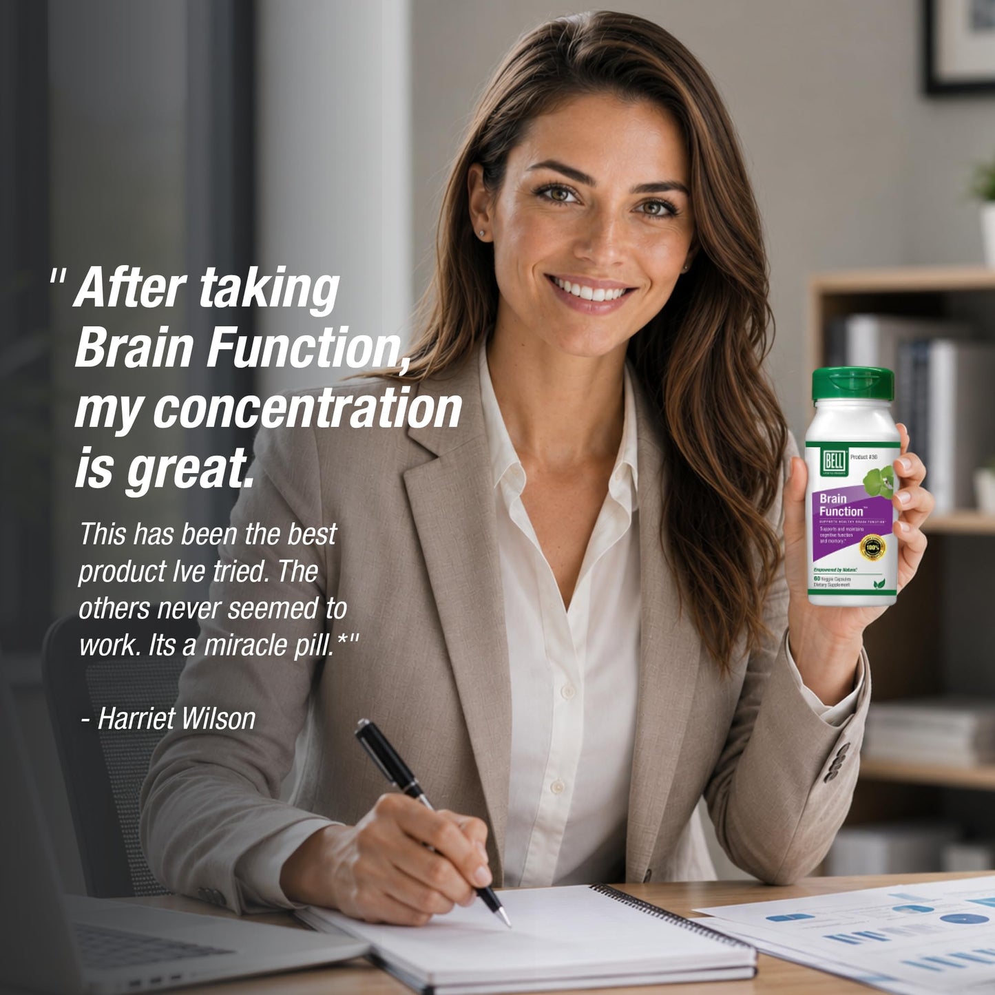 Bell Brain Function Lifestyle Capsule, 60 Count