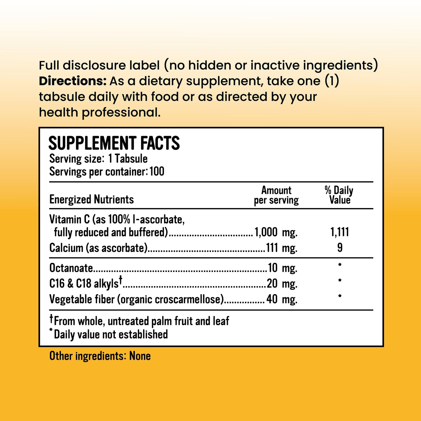 Alkaline for Life Buffered Vitamin C 1000 Mg Tablets, 100 Count