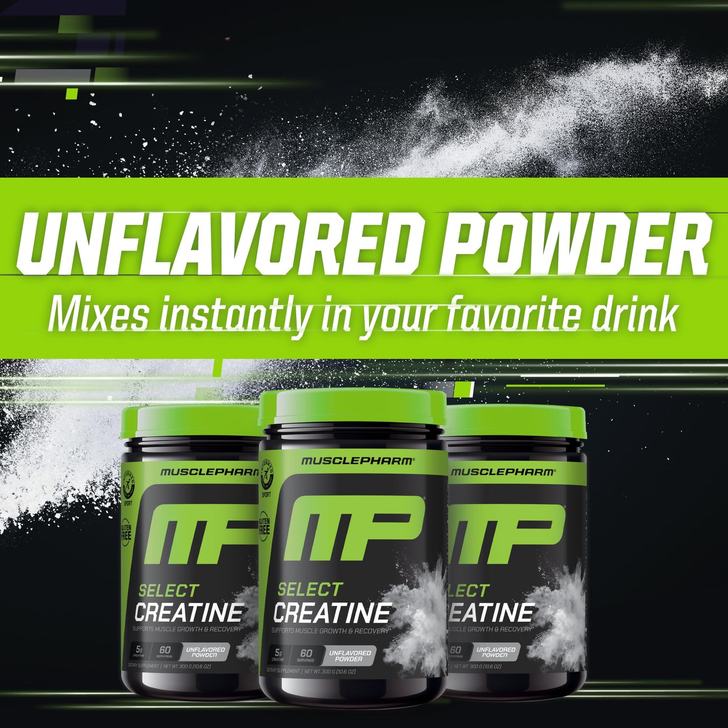 Muscle Pharm Creatine Monohydrate Powder 10.5 Ounce