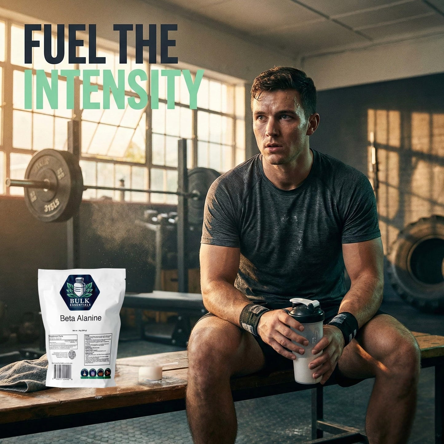 Bulk Essentials Beta Alanine Powder 17.63 oz