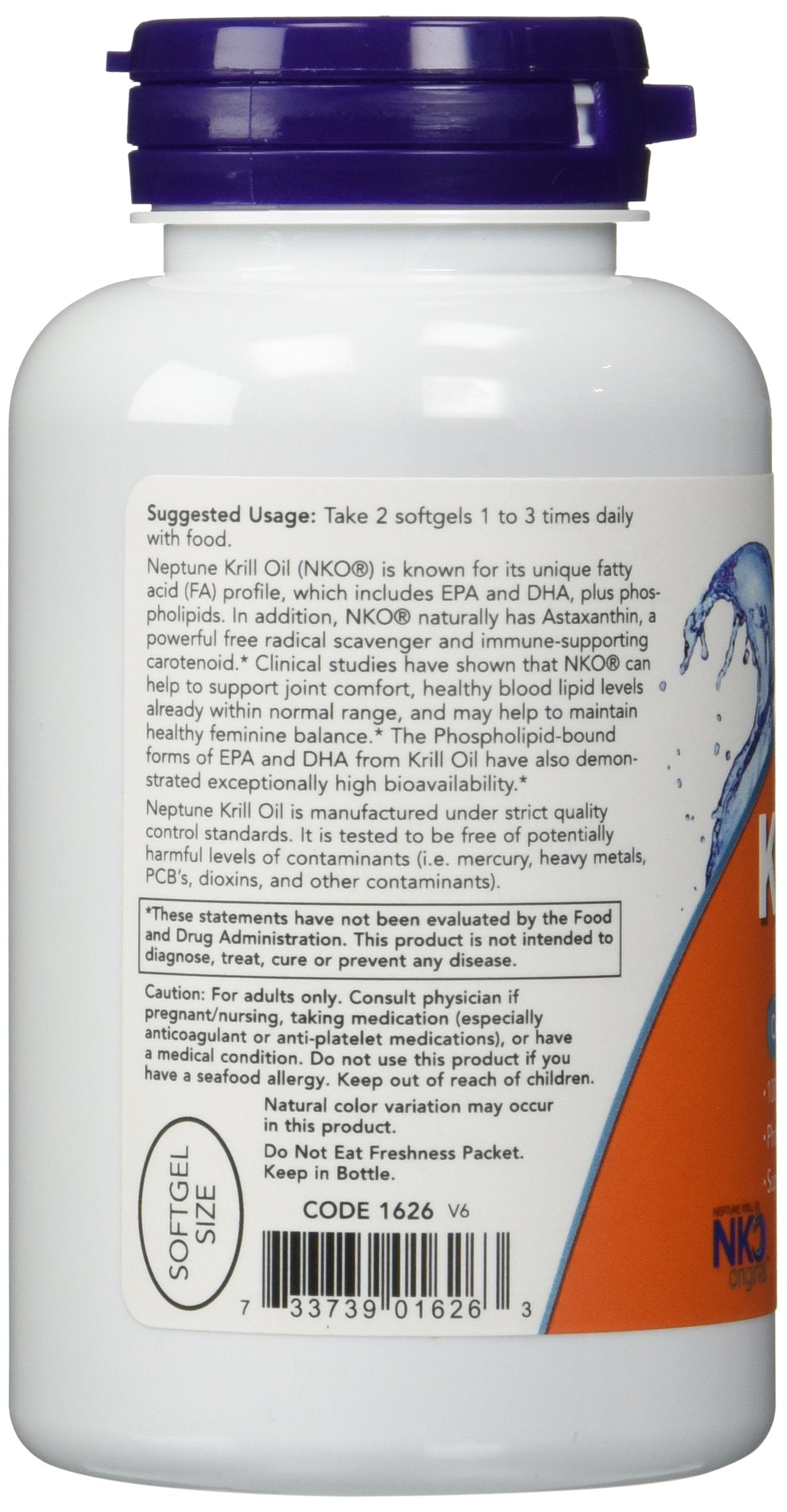 NOW Foods Neptune Krill Oil 500mg Softgels, 240 Count