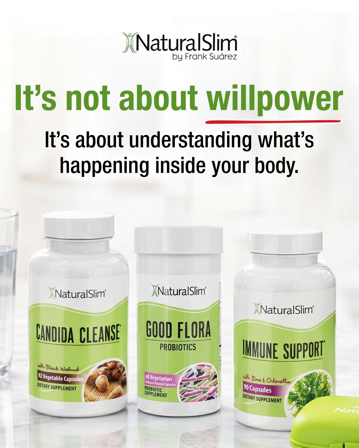 NaturalSlim Gut Cleanse Support Supplements Bundle Capsules & Tablets 2 Pack