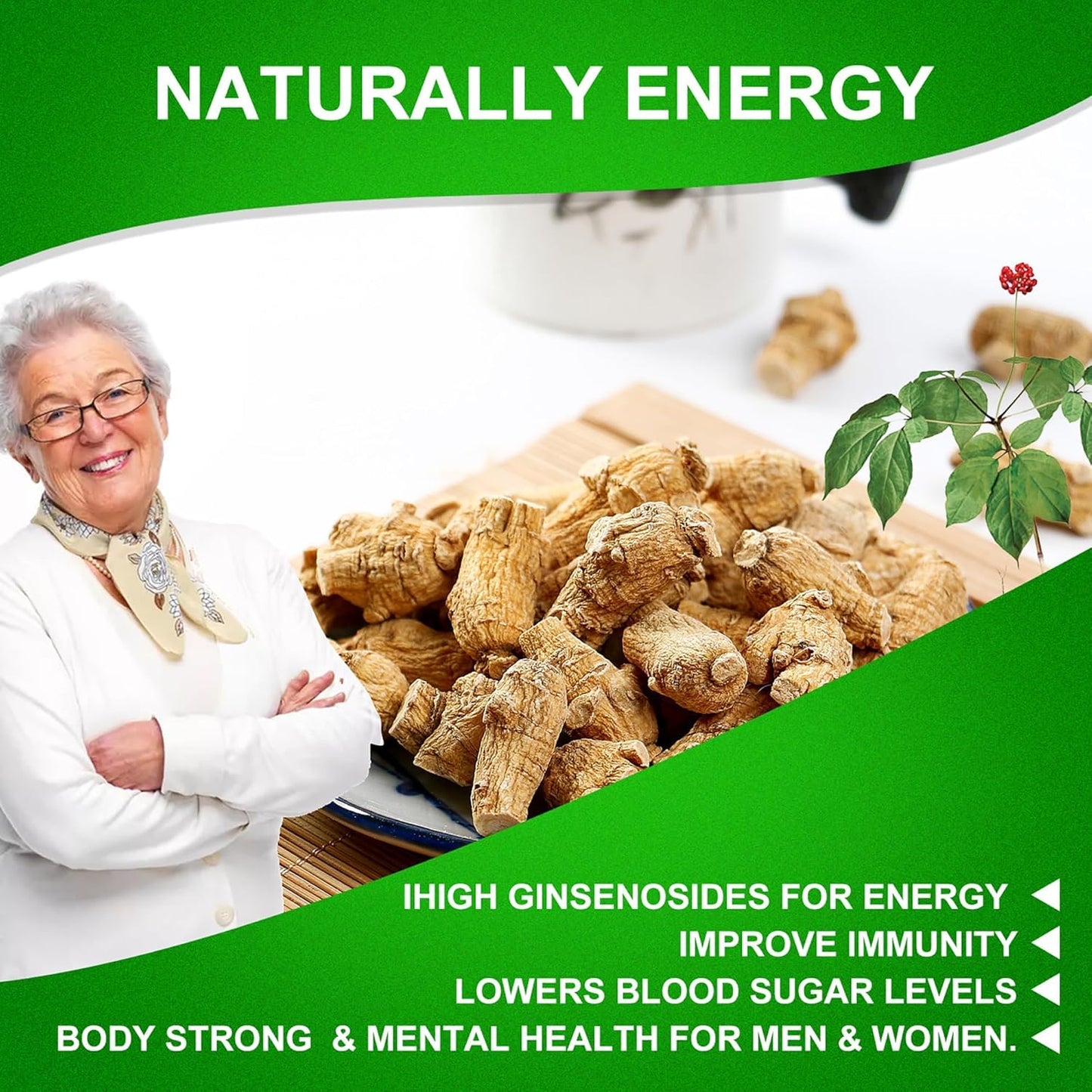 DABC OAK LAND American Ginseng Tablet 4 Count