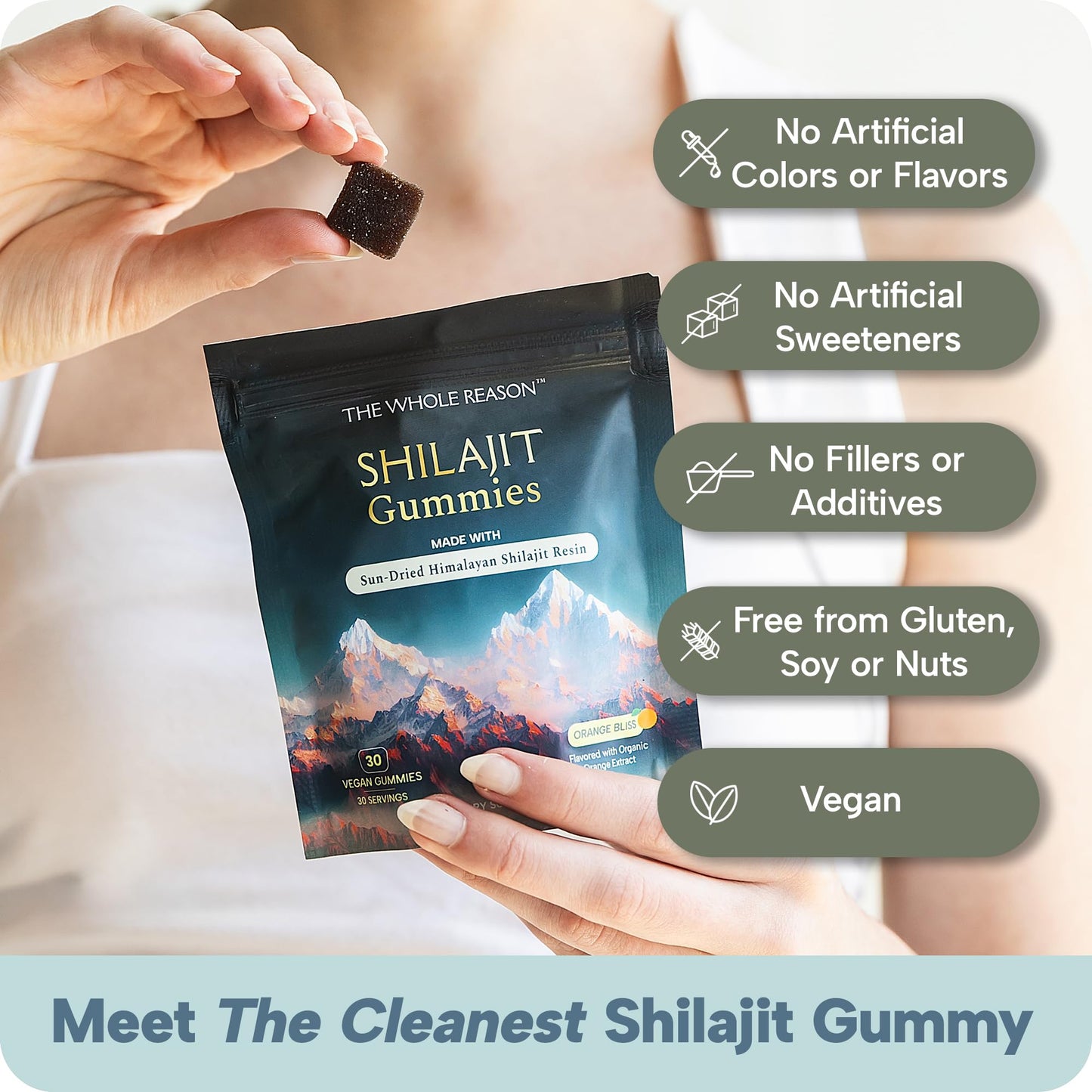 The Whole Reason Shilajit Gummies 30 Count