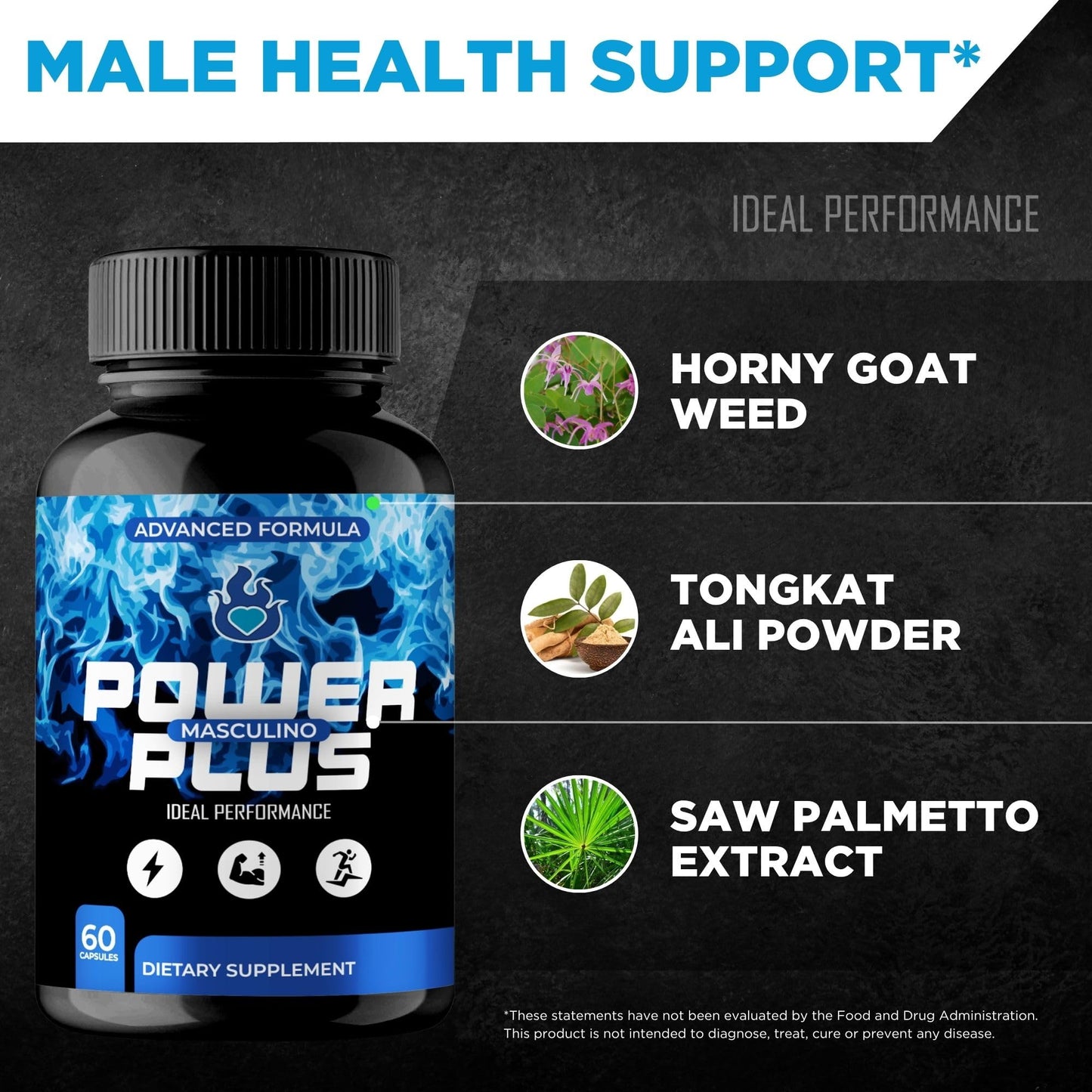 IDEAL PERFORMANCE Power Plus Capsules 60 Count
