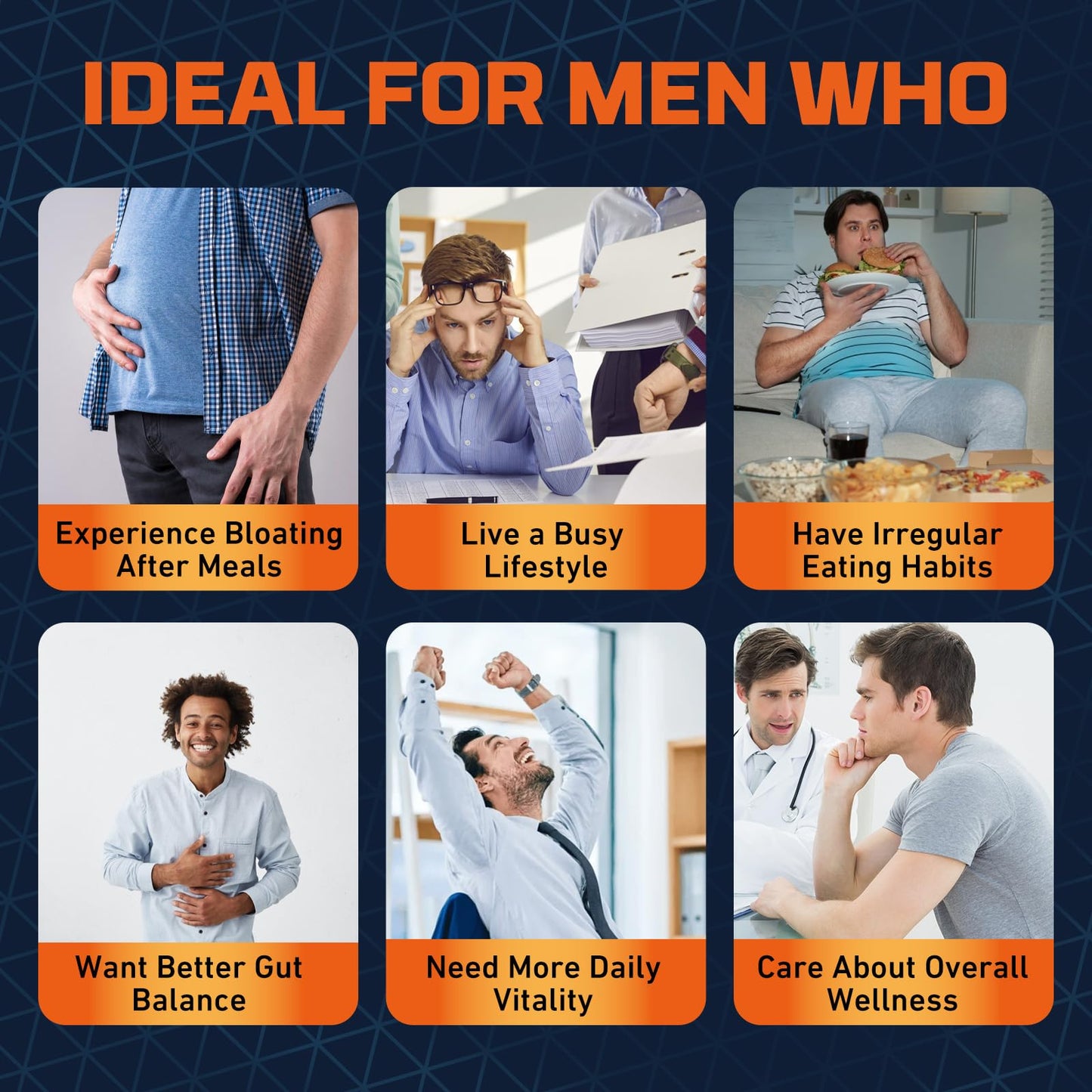 Hovika Probiotics for Men 120 Billion CFUs, 16 Strains, Capsule, 90 Capsules
