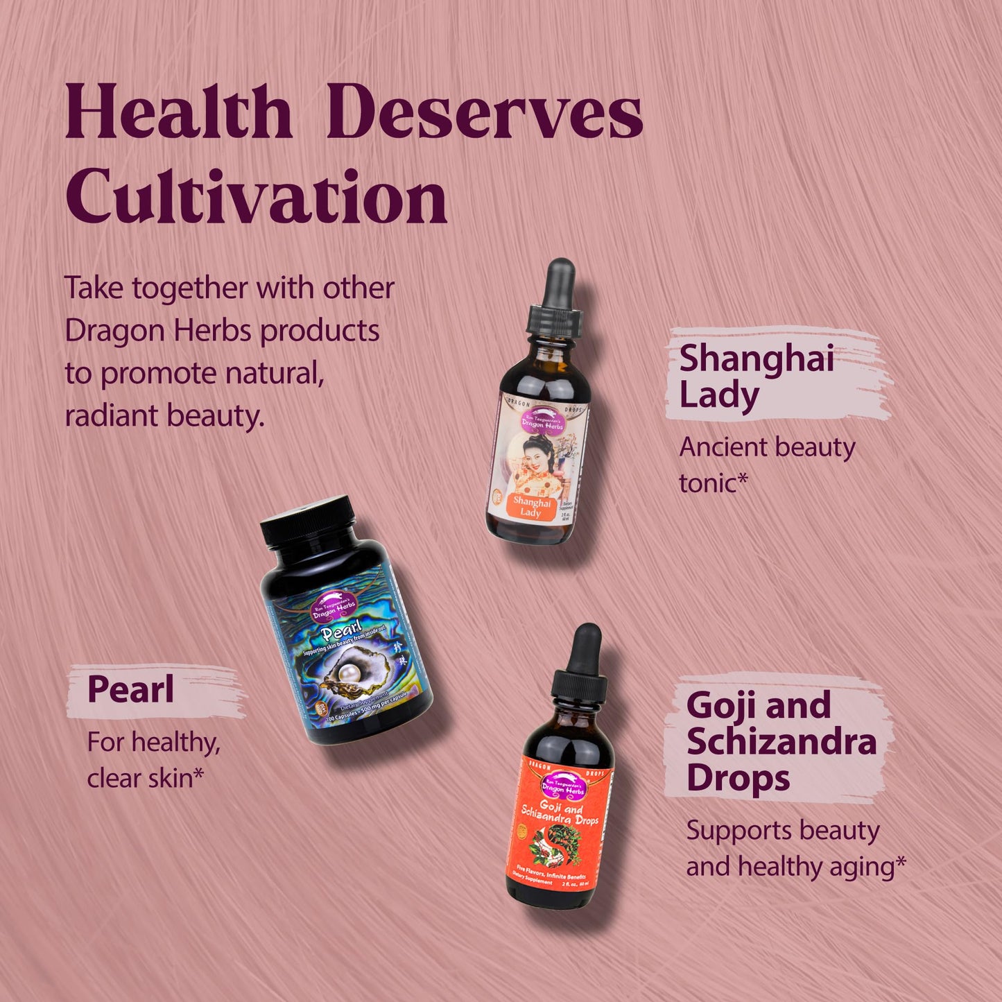 Dragon Herbs Hair and Nails Capsules, 100 Count
