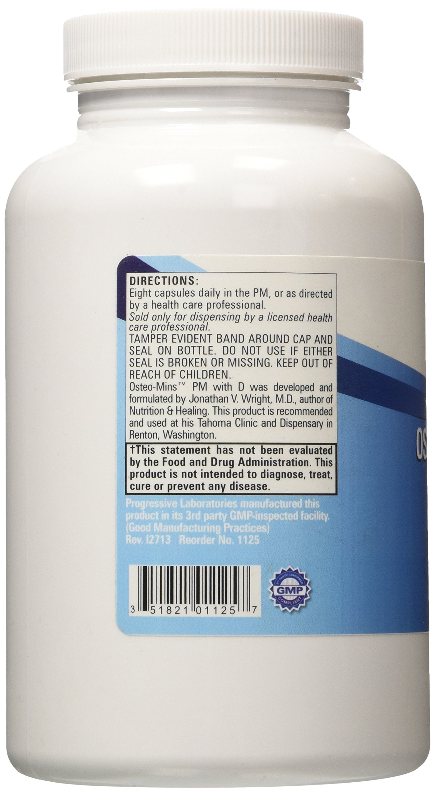 Progressive Laboratories Osteo-Mins PM with D Capsule 240